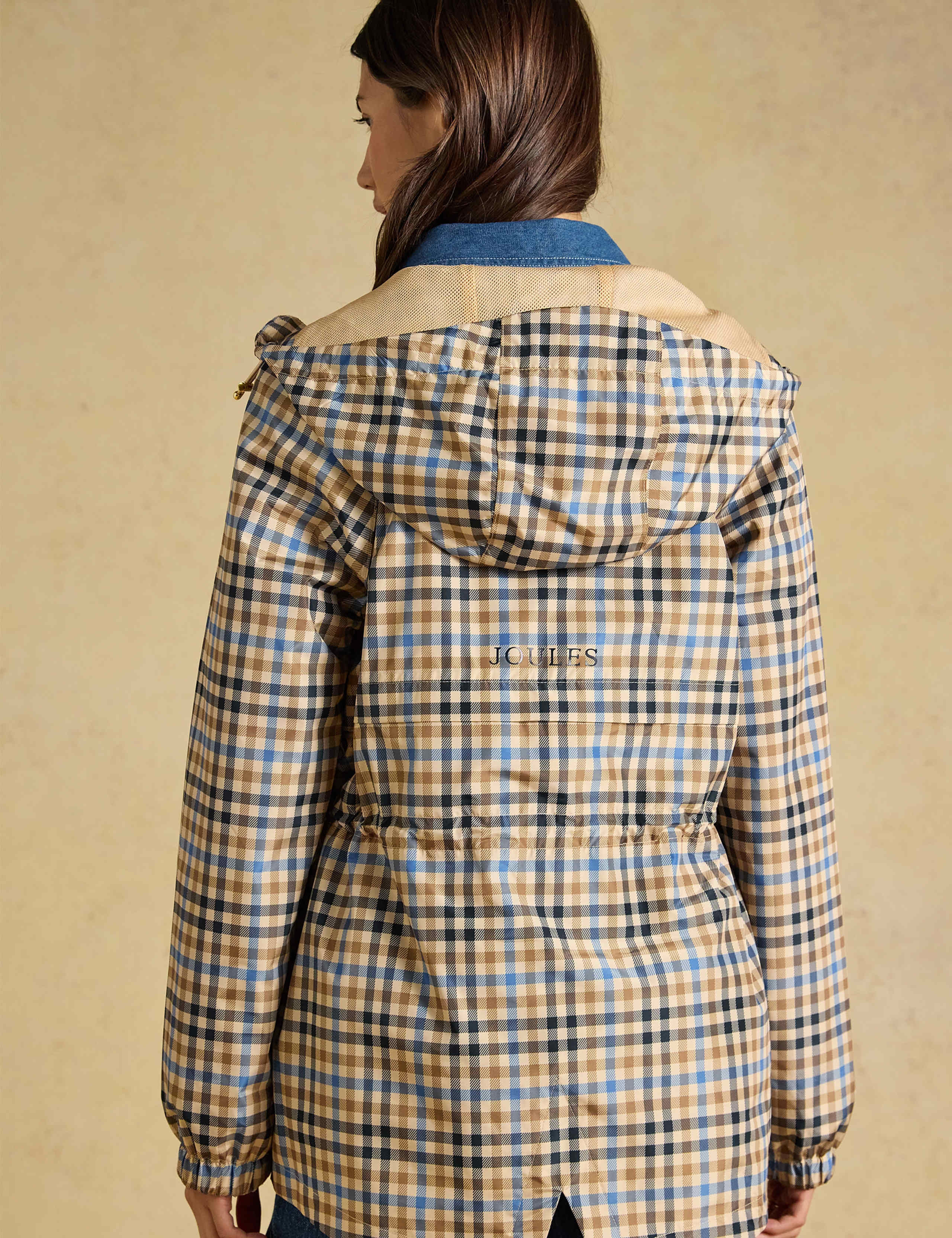 Waterproof Checked Packaway Raincoat 6 of 9