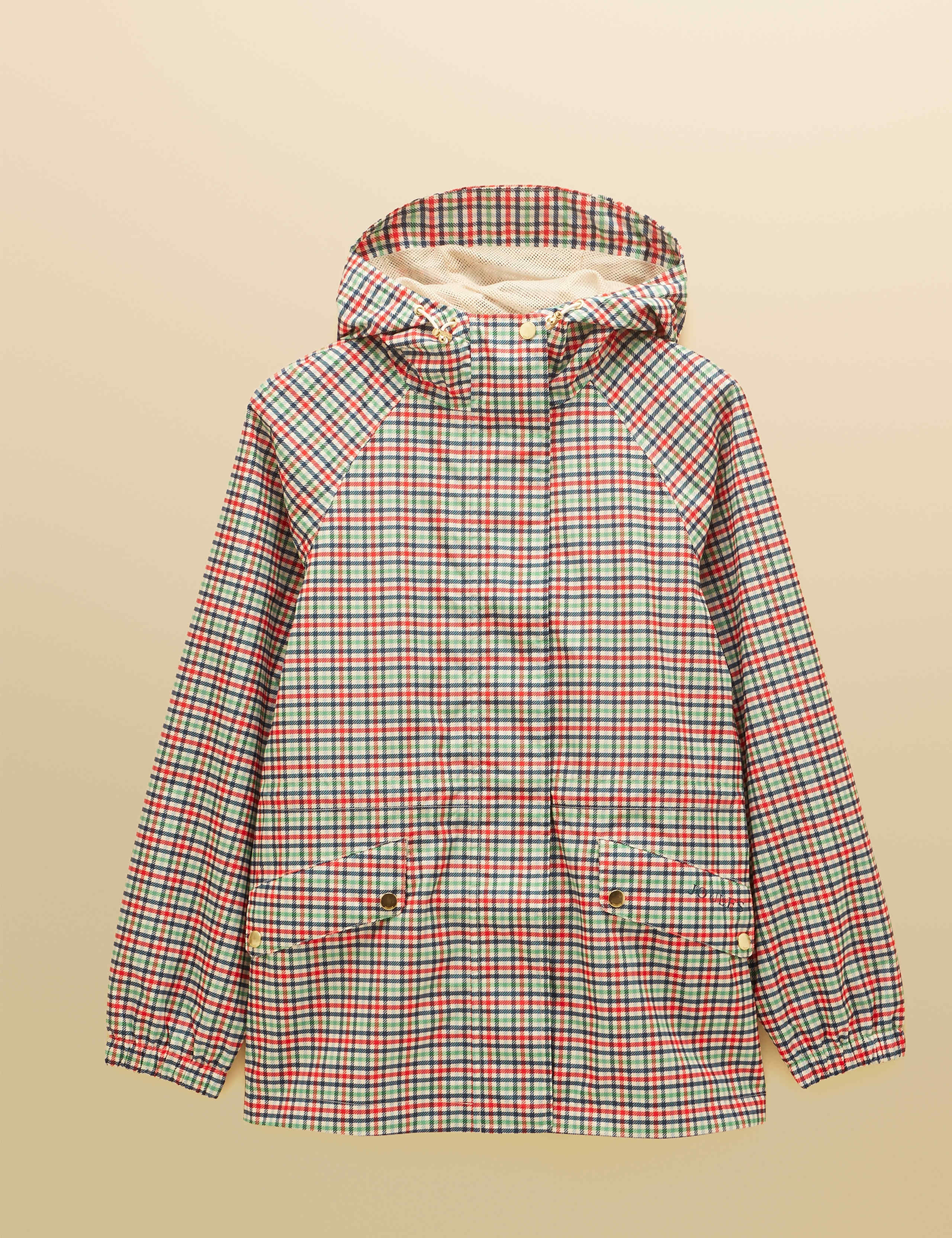 Waterproof Checked Packaway Raincoat 3 of 6