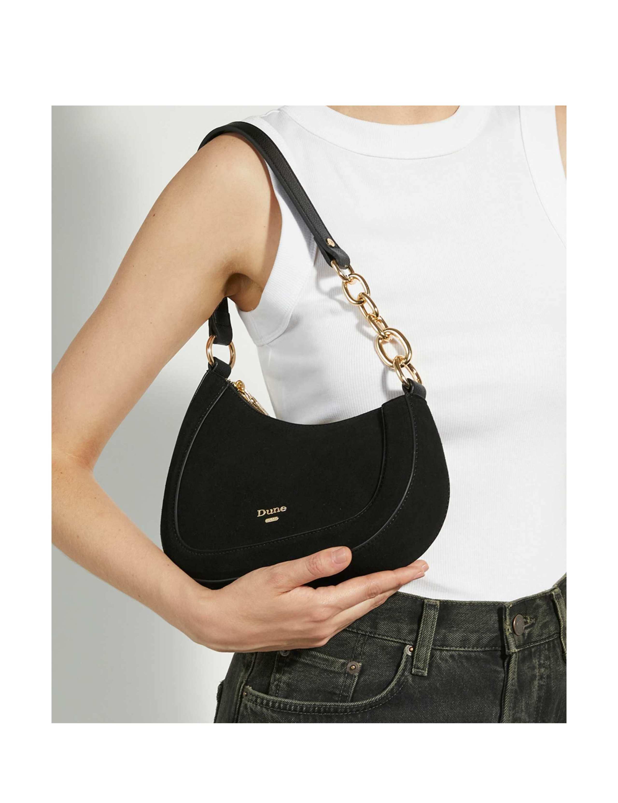 Leather Chain Strap Cross Body Shoulder Bag 4 of 6