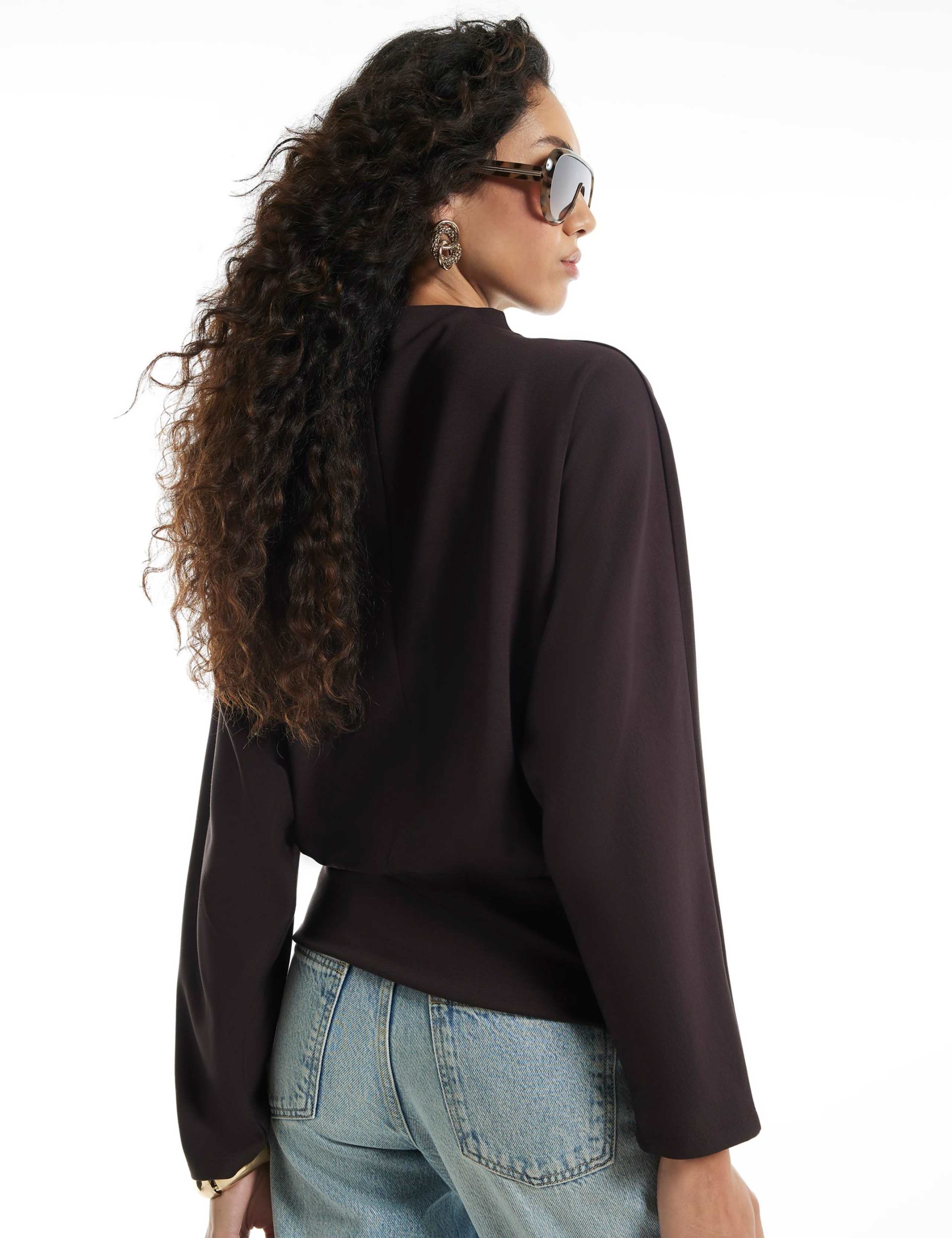 Pure Cotton High Neck Relaxed Fit Sweatshirt 2 of 4