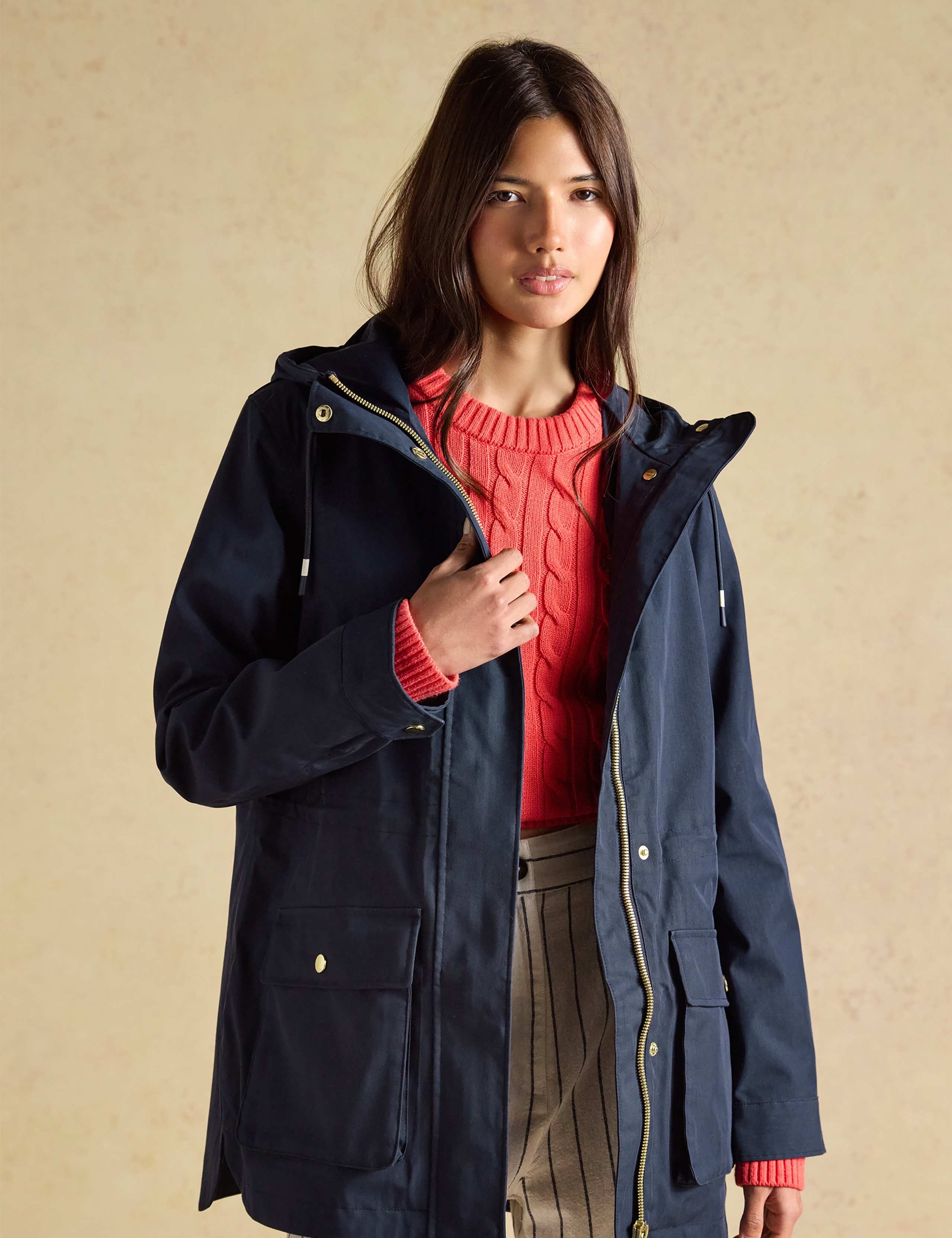Cotton Rich Waterproof Hooded Raincoat 6 of 12