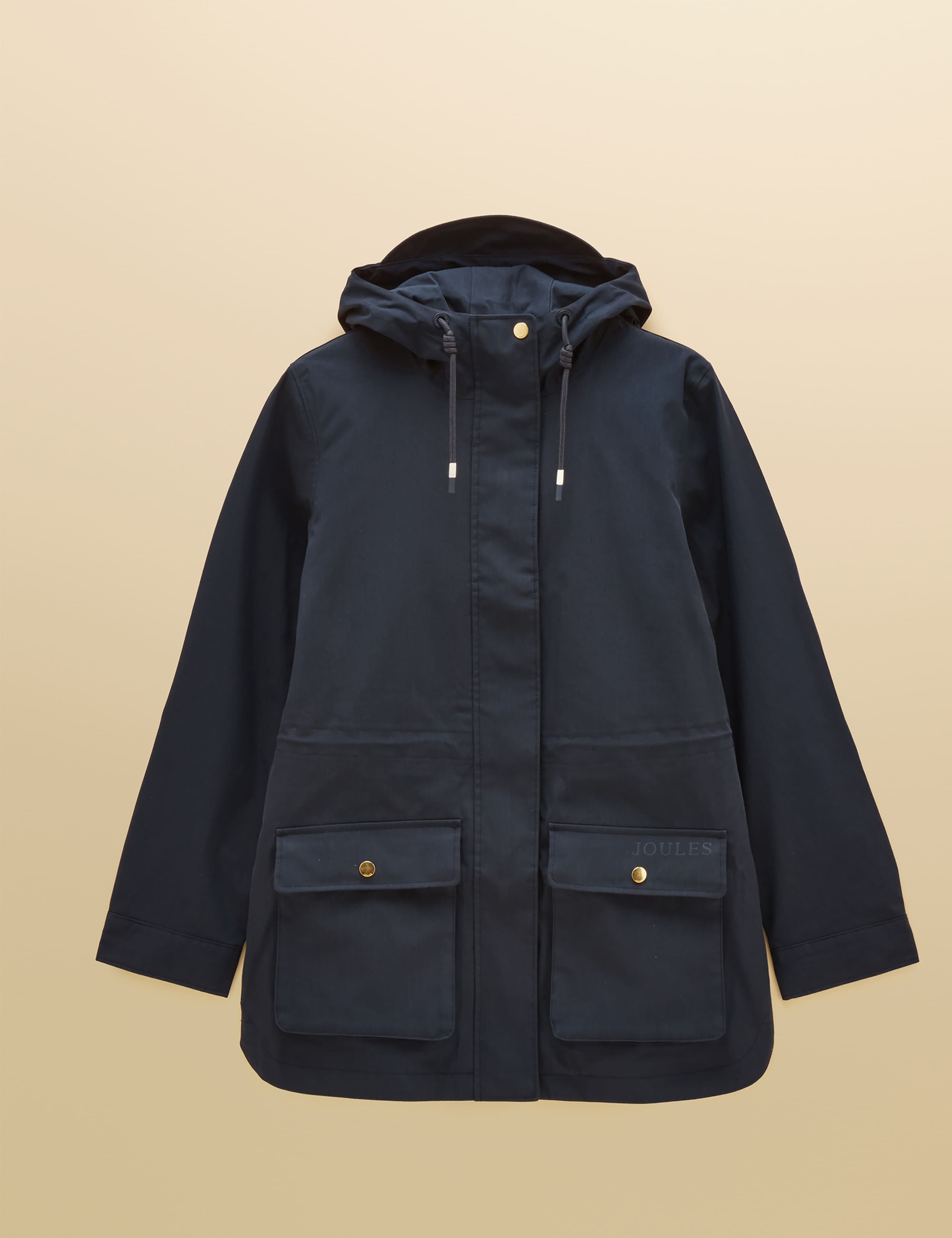 Cotton Rich Waterproof Hooded Raincoat 2 of 12