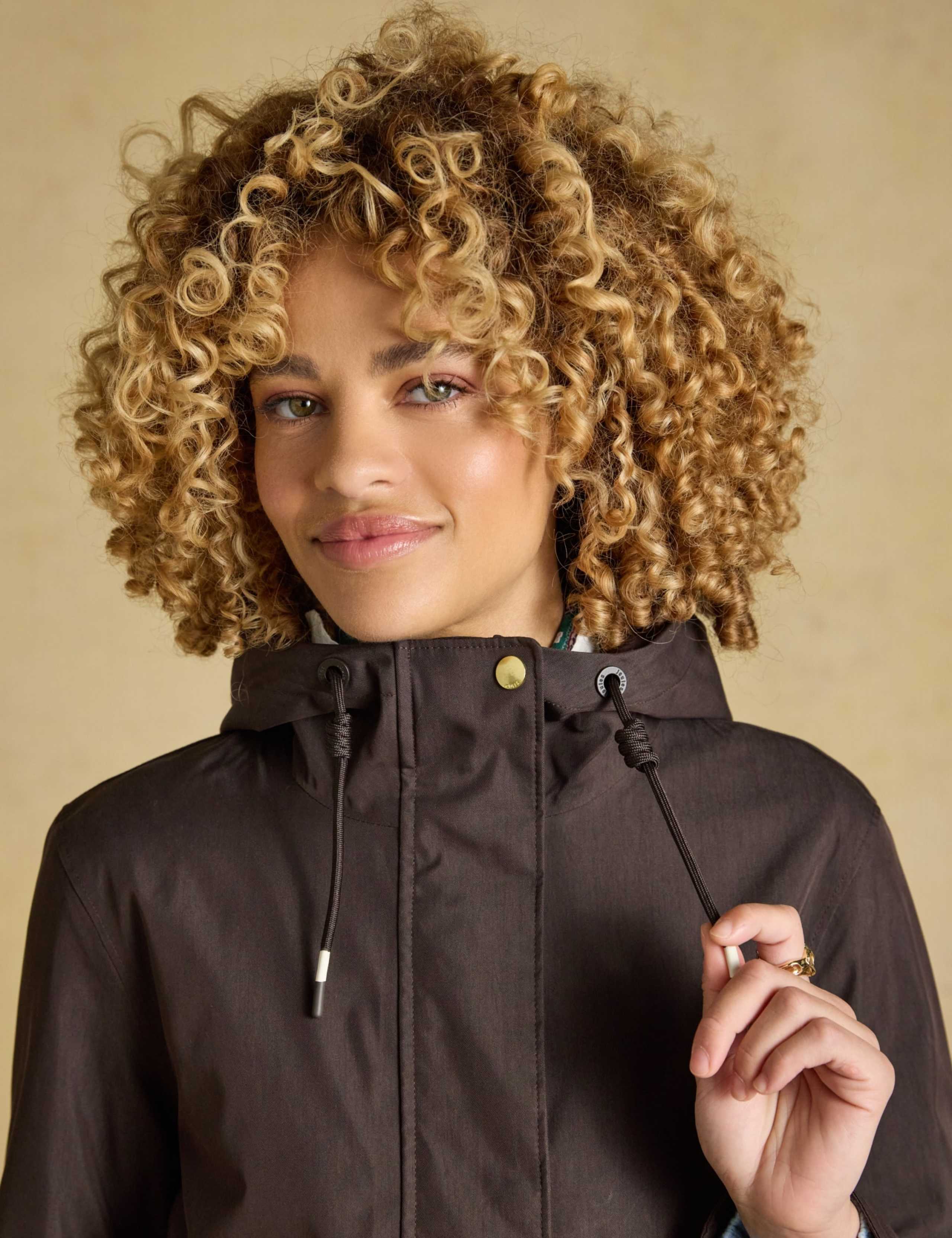 Cotton Rich Waterproof Hooded Raincoat 2 of 11