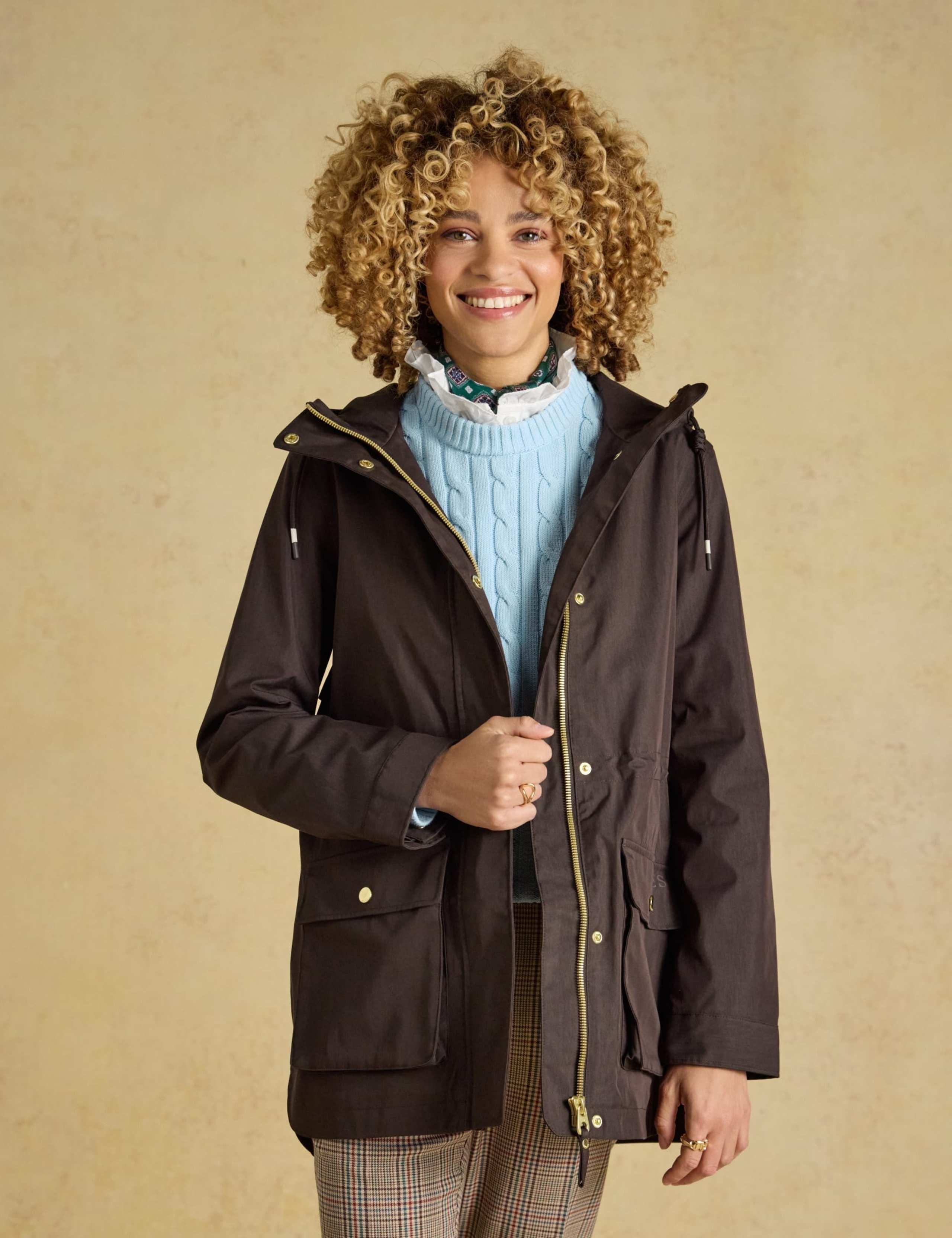 Cotton Rich Waterproof Hooded Raincoat 4 of 11