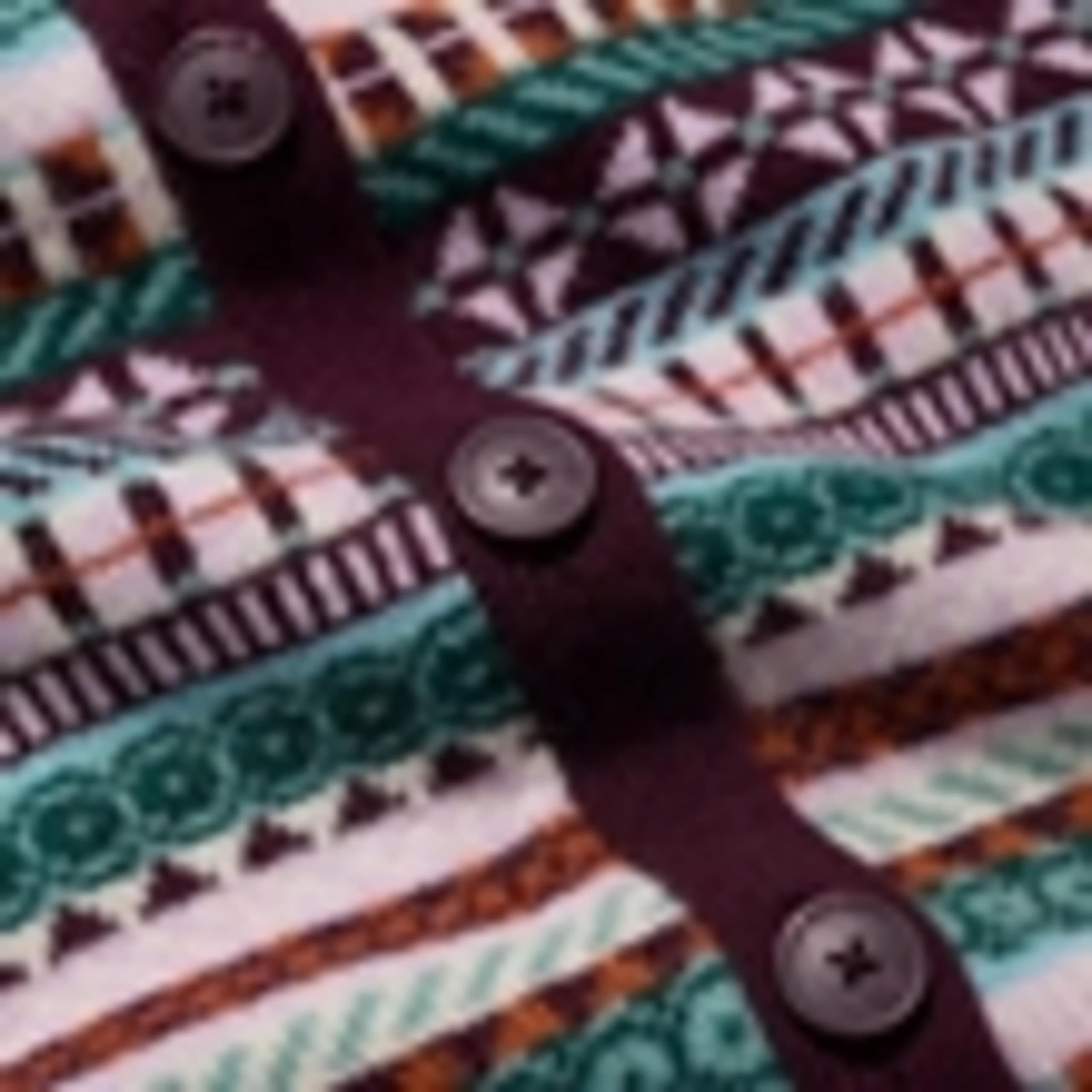 Wool Rich Fair Isle Crew Neck Cardigan 6 of 6