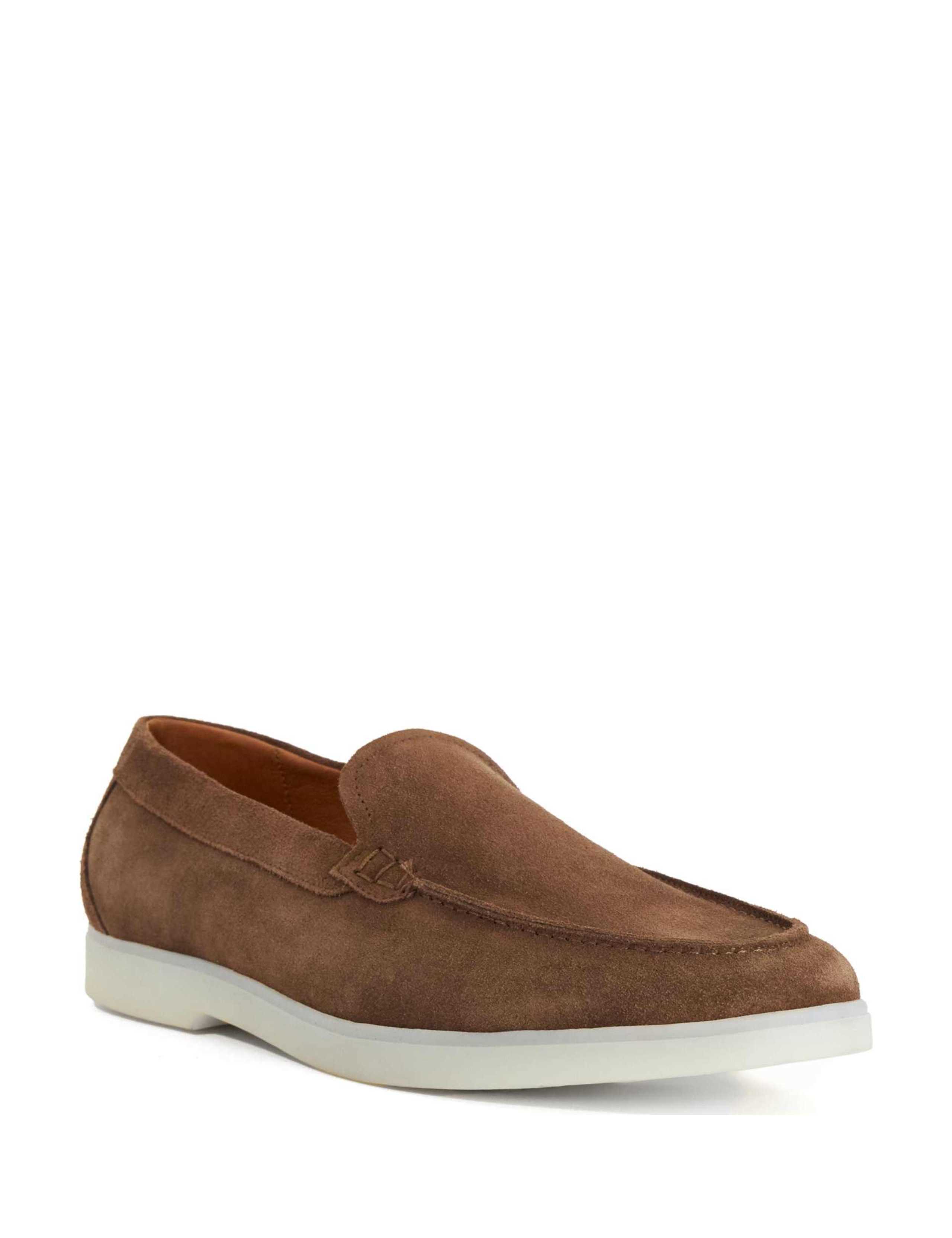 Wide Fit Suede Slip On Casual Loafers 2 of 5