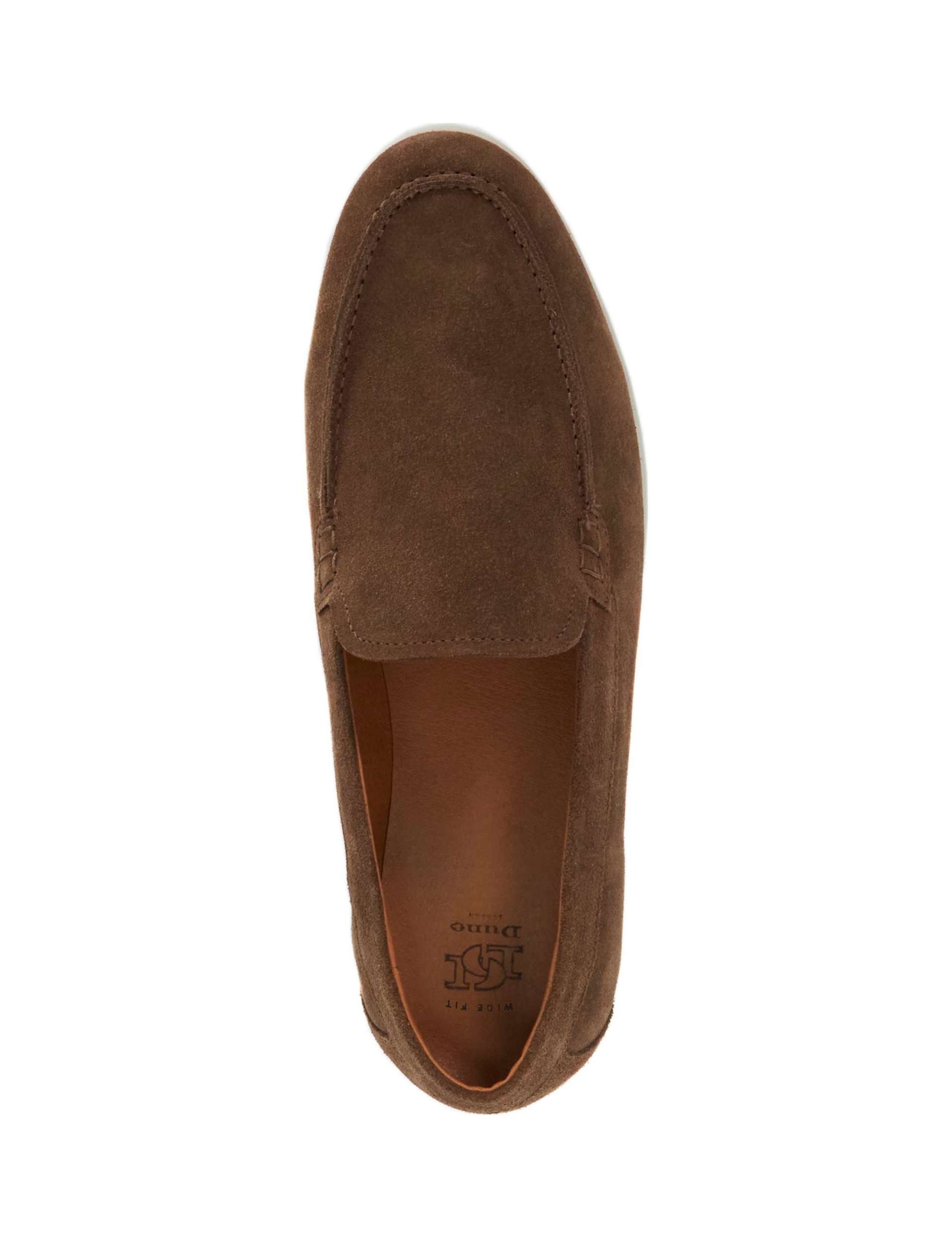 Wide Fit Suede Slip On Casual Loafers 3 of 5