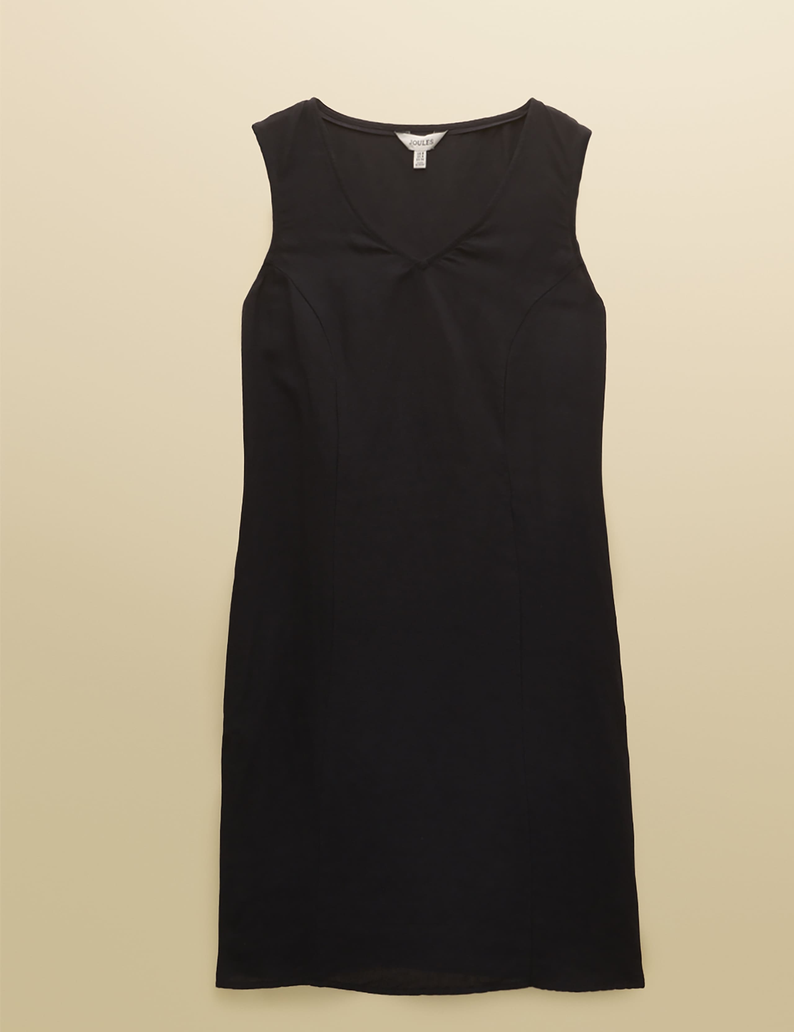 Linen Blend V-Neck Shift Dress 2 of 7