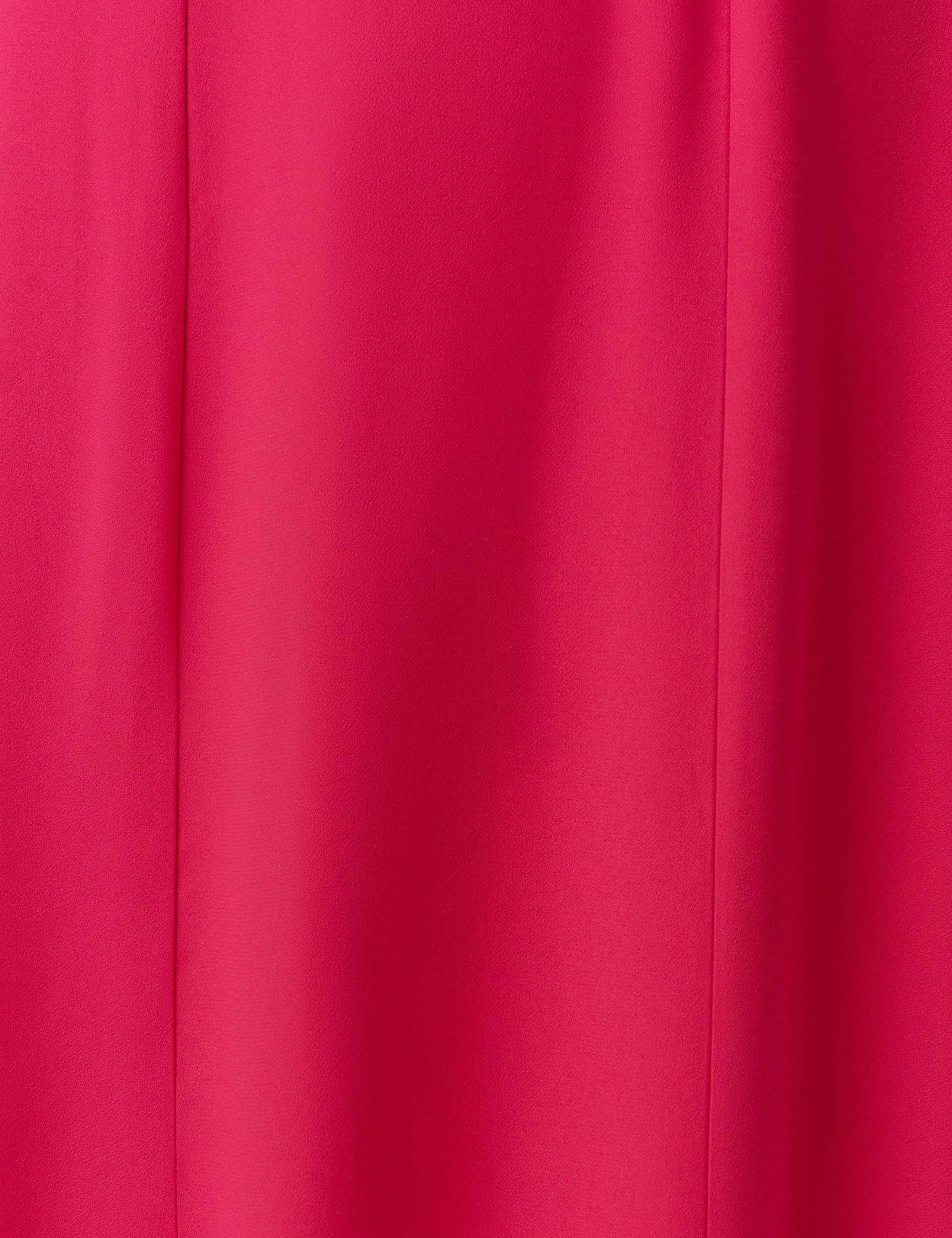 Crepe Round Neck Midi Waisted Tea Dress 6 of 6