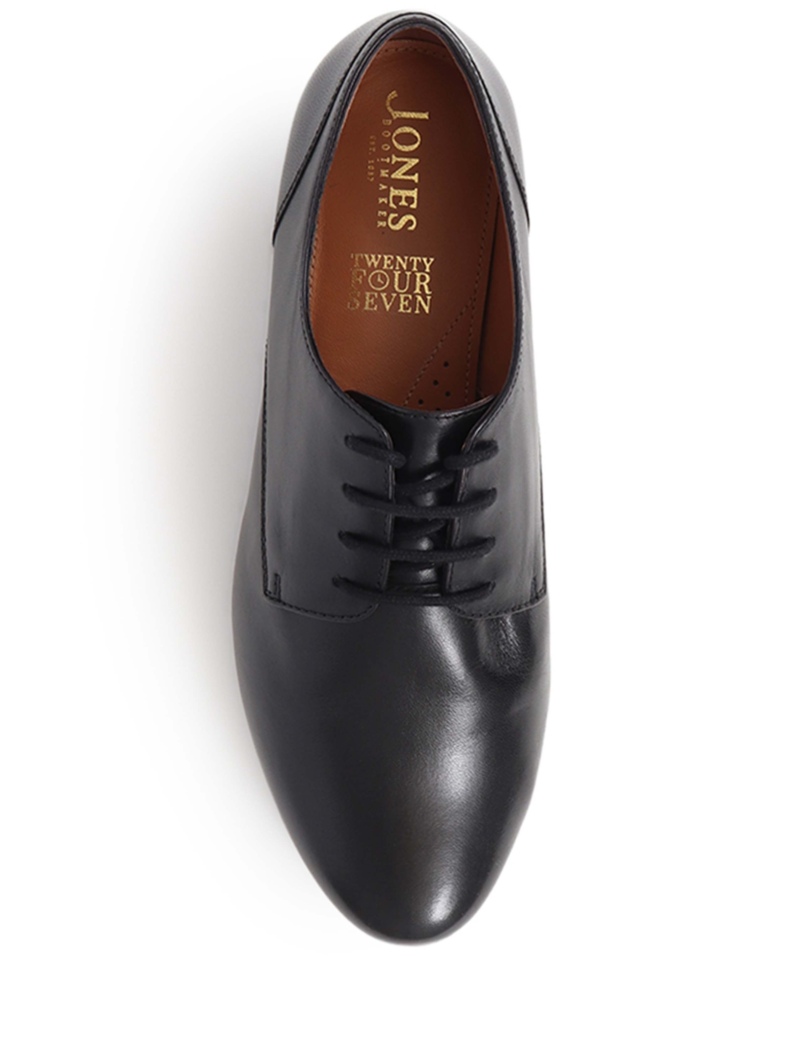 Wide Fit Leather Flat Brogues 3 of 6