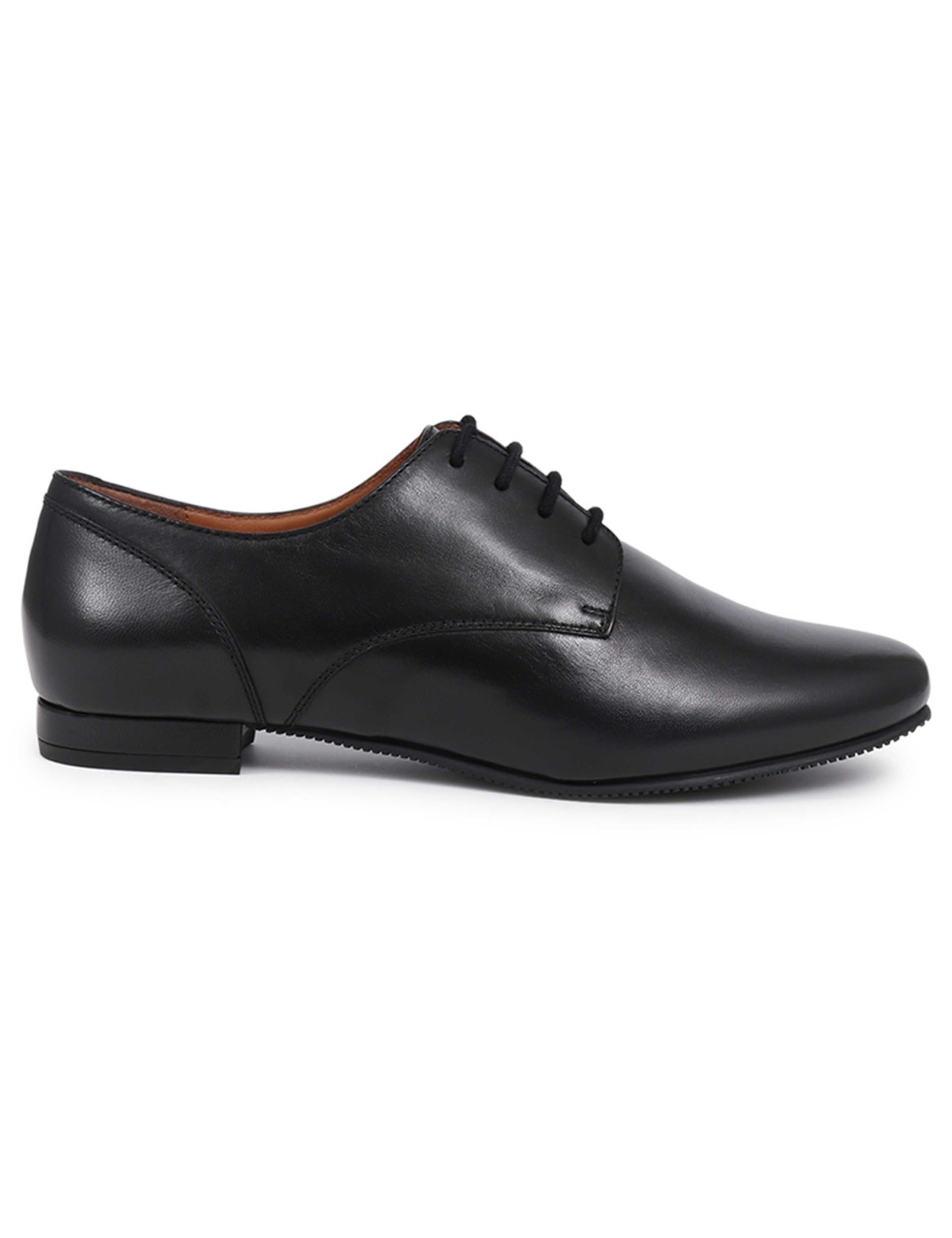Wide Fit Leather Flat Brogues 2 of 6