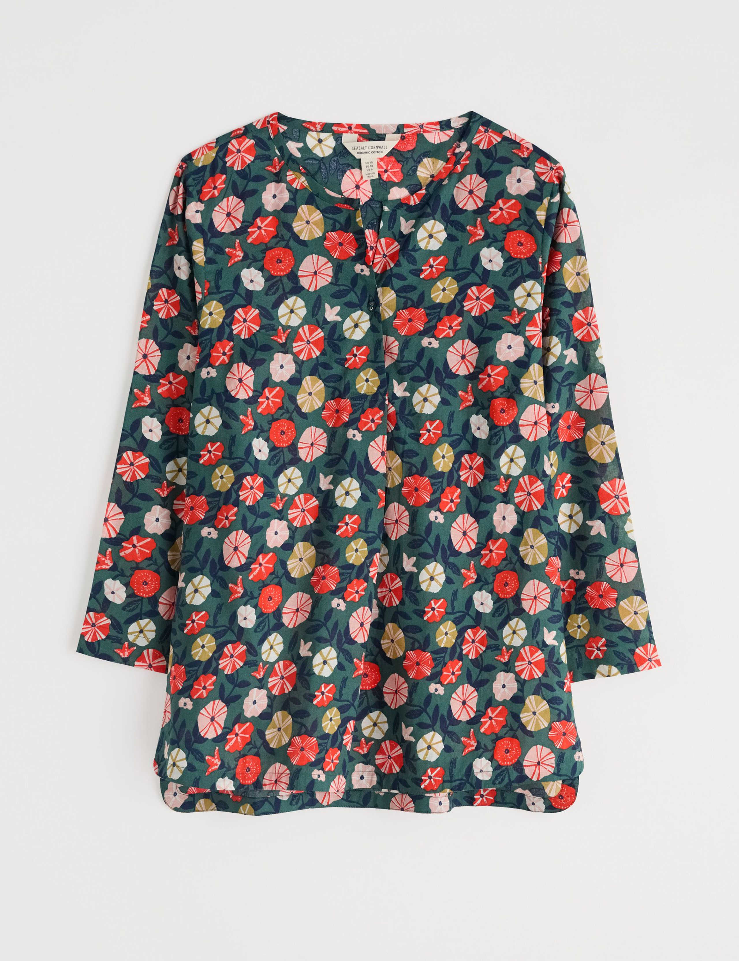 Pure Cotton Floral Top 2 of 5