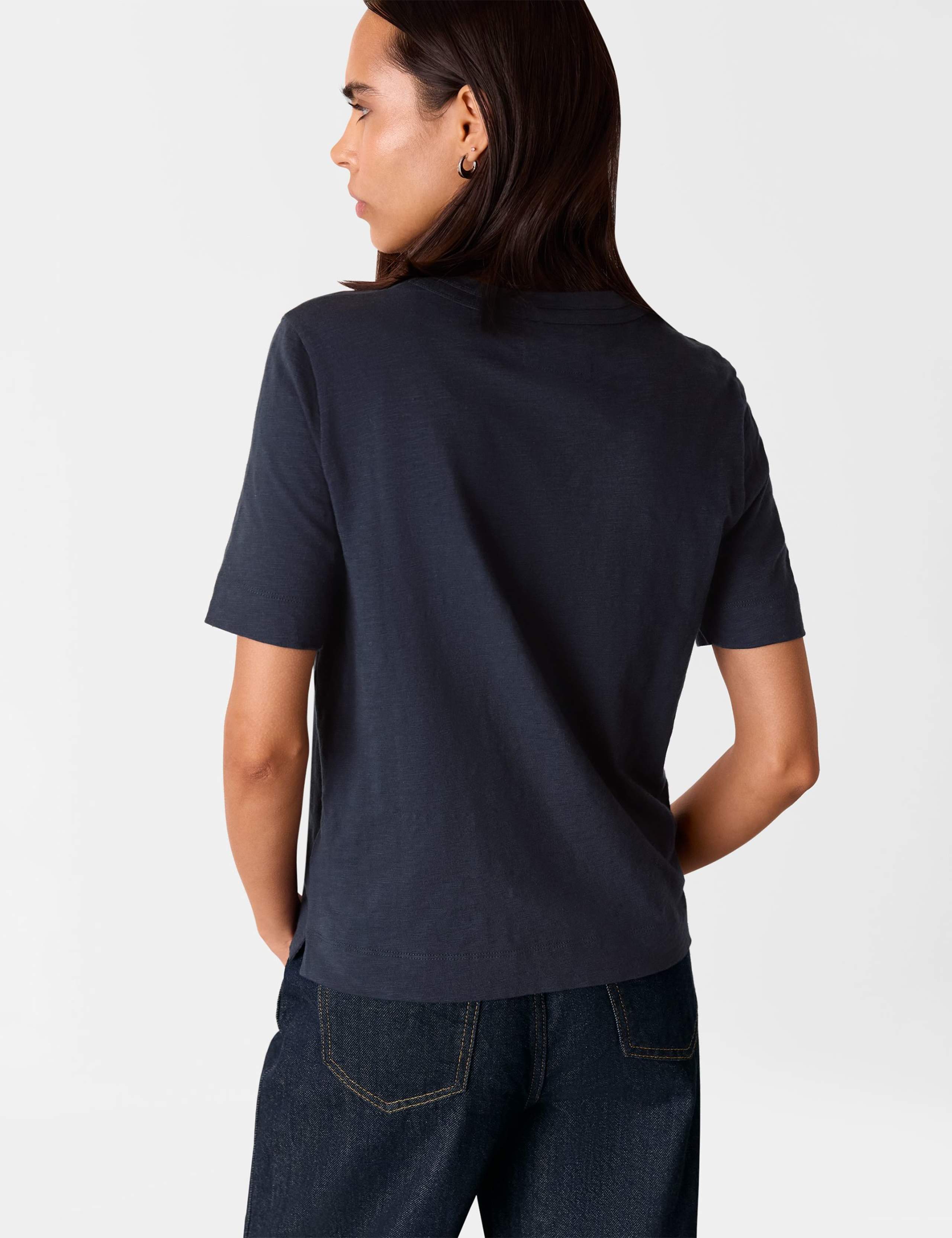 Pure Cotton Double Trim T-Shirt 4 of 4