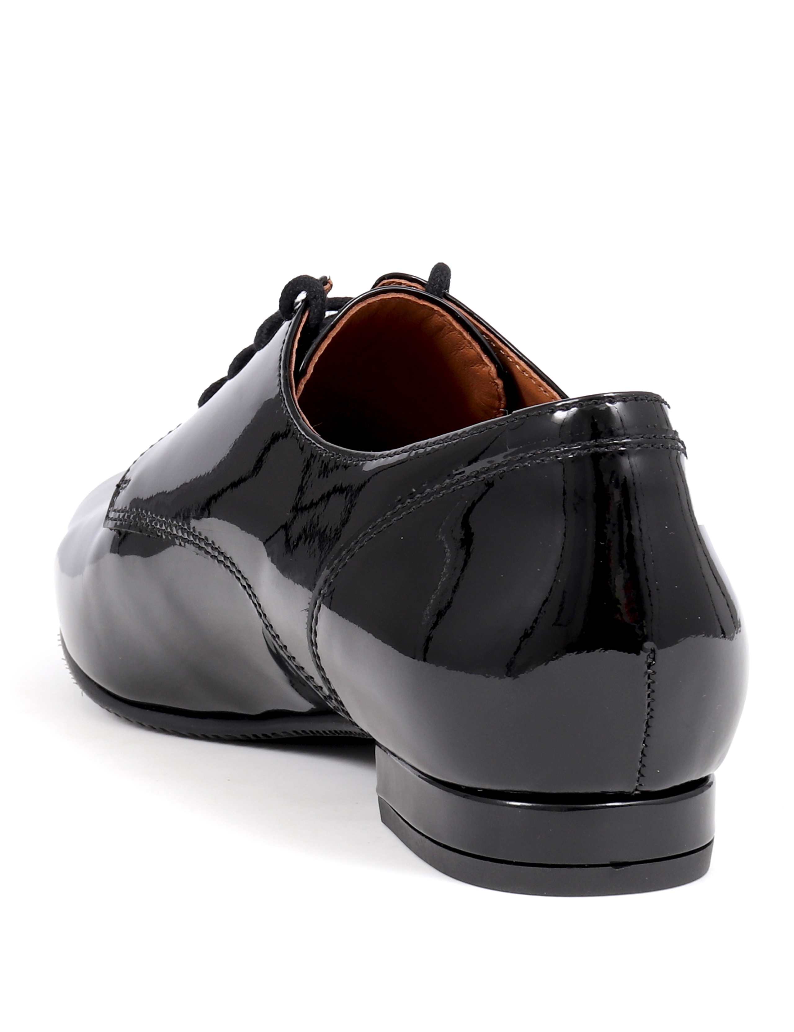 Wide Fit Leather Patent Brogues 6 of 7