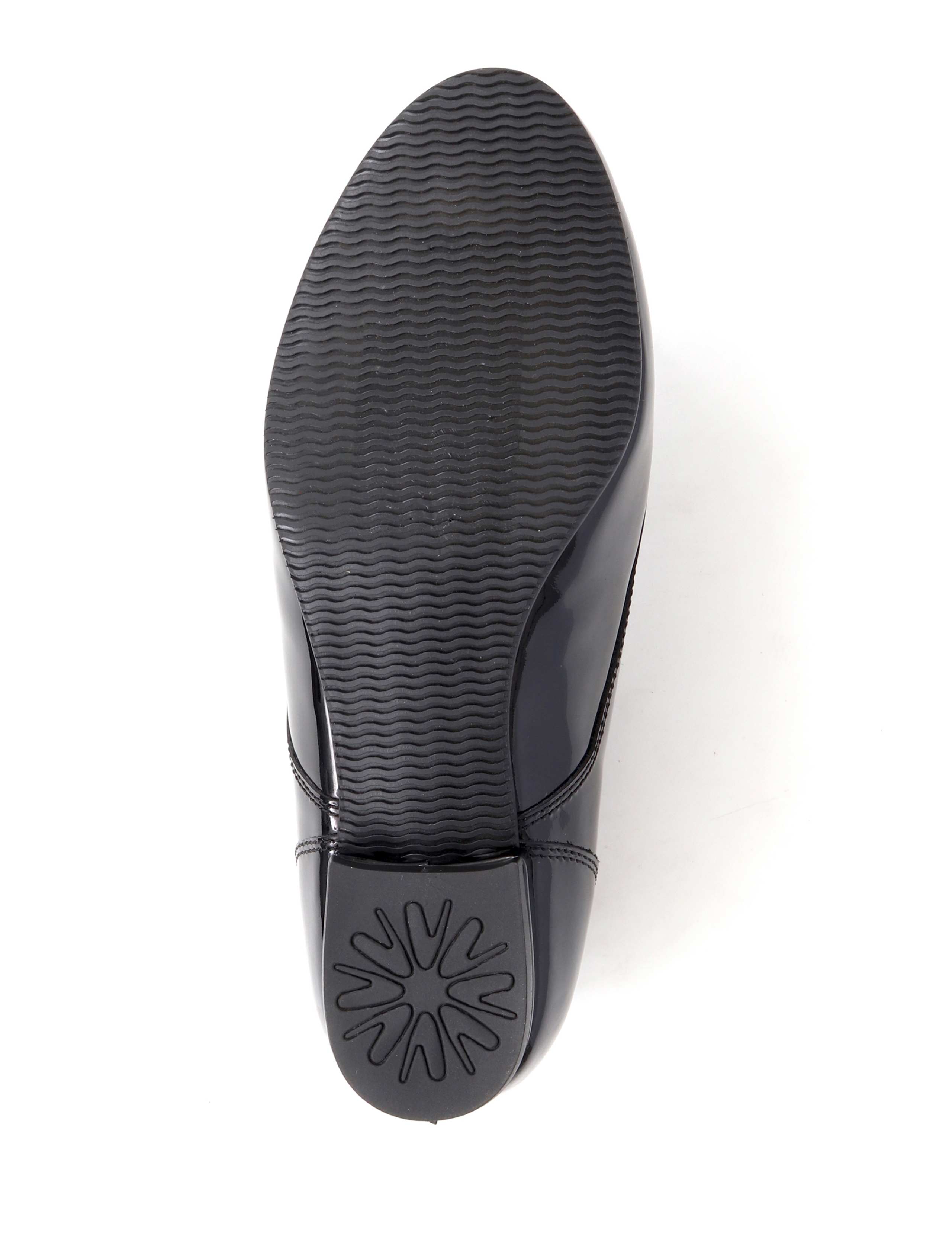 Wide Fit Leather Patent Brogues 7 of 7