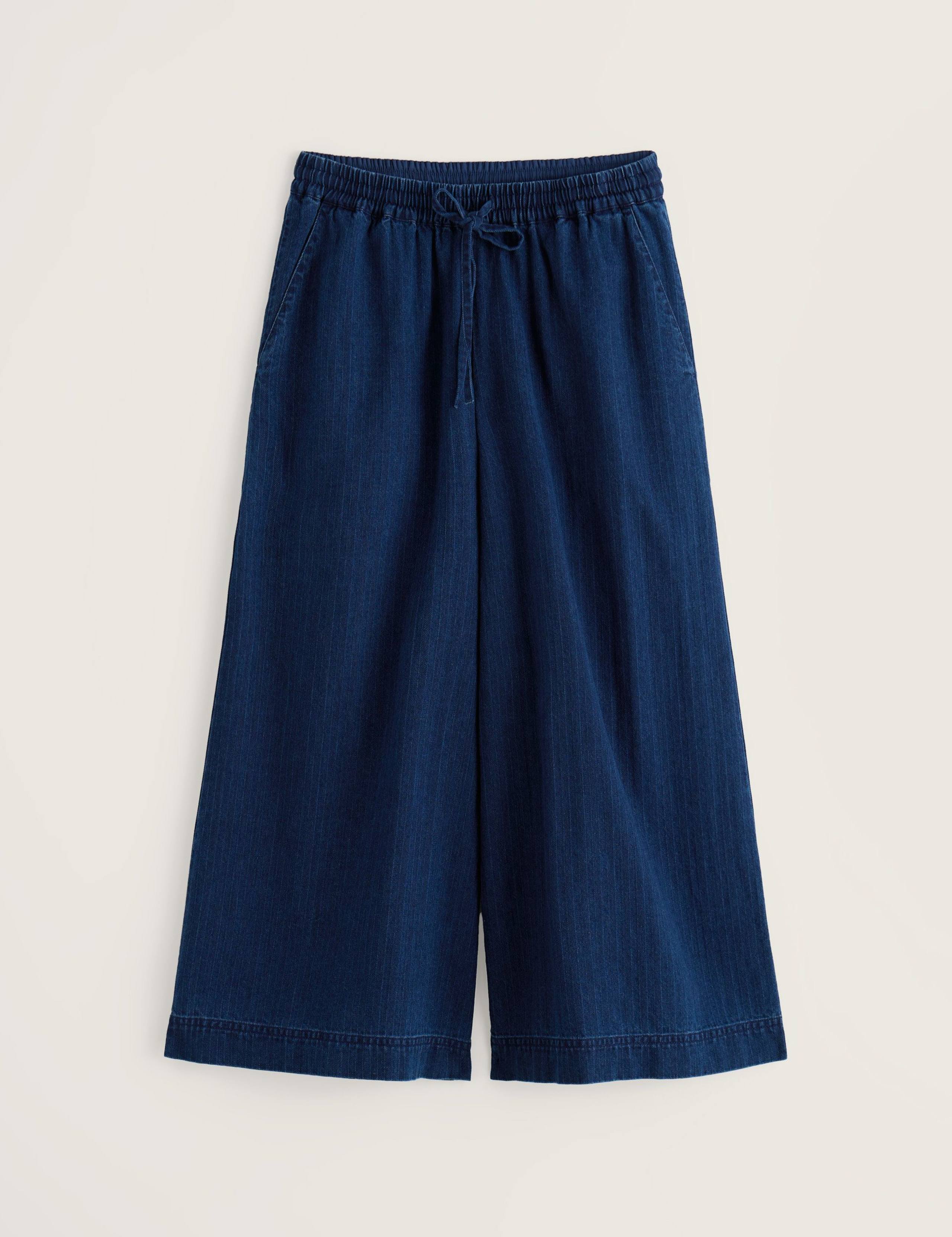 Pure Cotton Denim Wide Leg Culottes 2 of 5