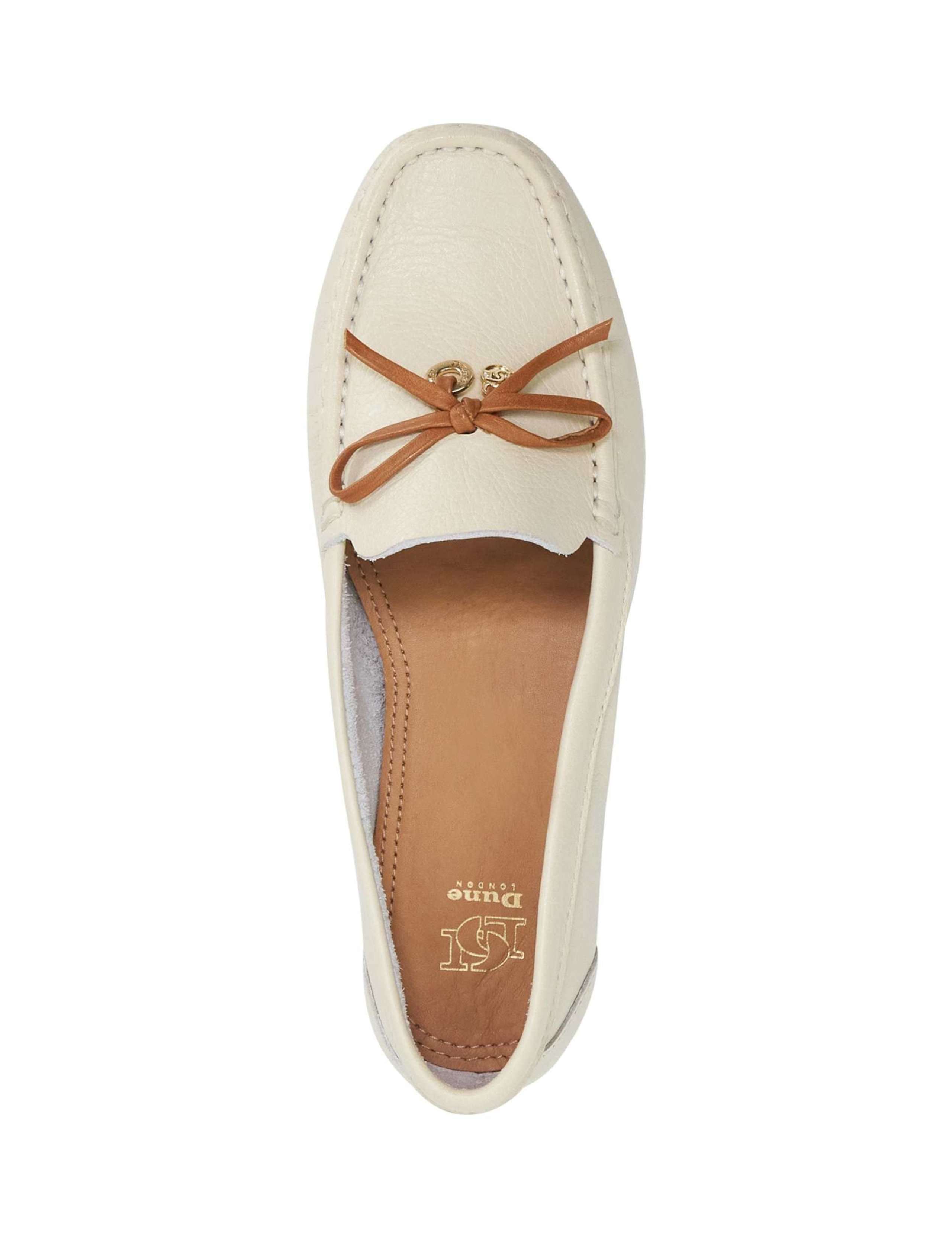 Wide Fit Leather Flat Loafer 3 of 5