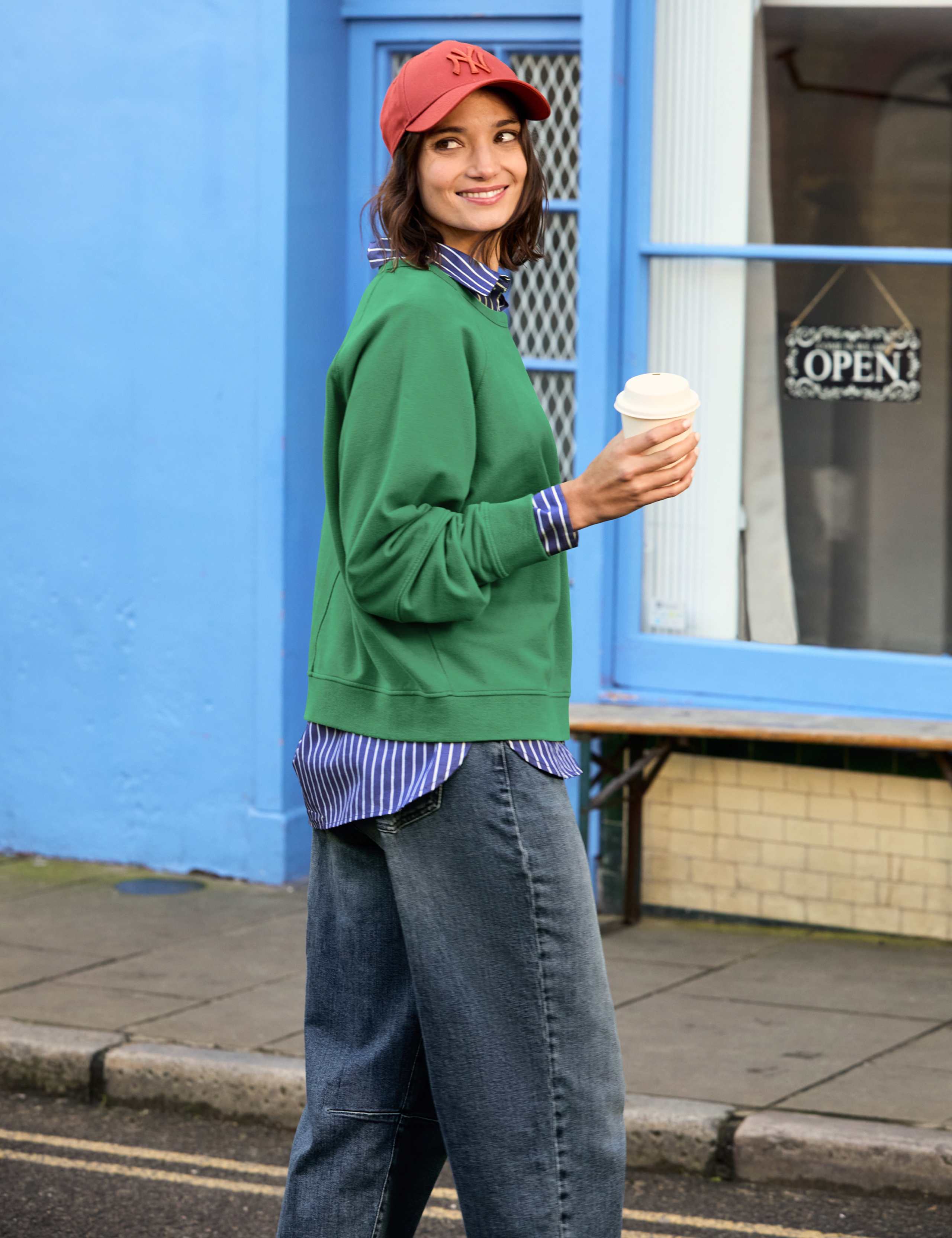 Cotton Rich Crew Neck Relaxed Sweat-shirt 4 of 5