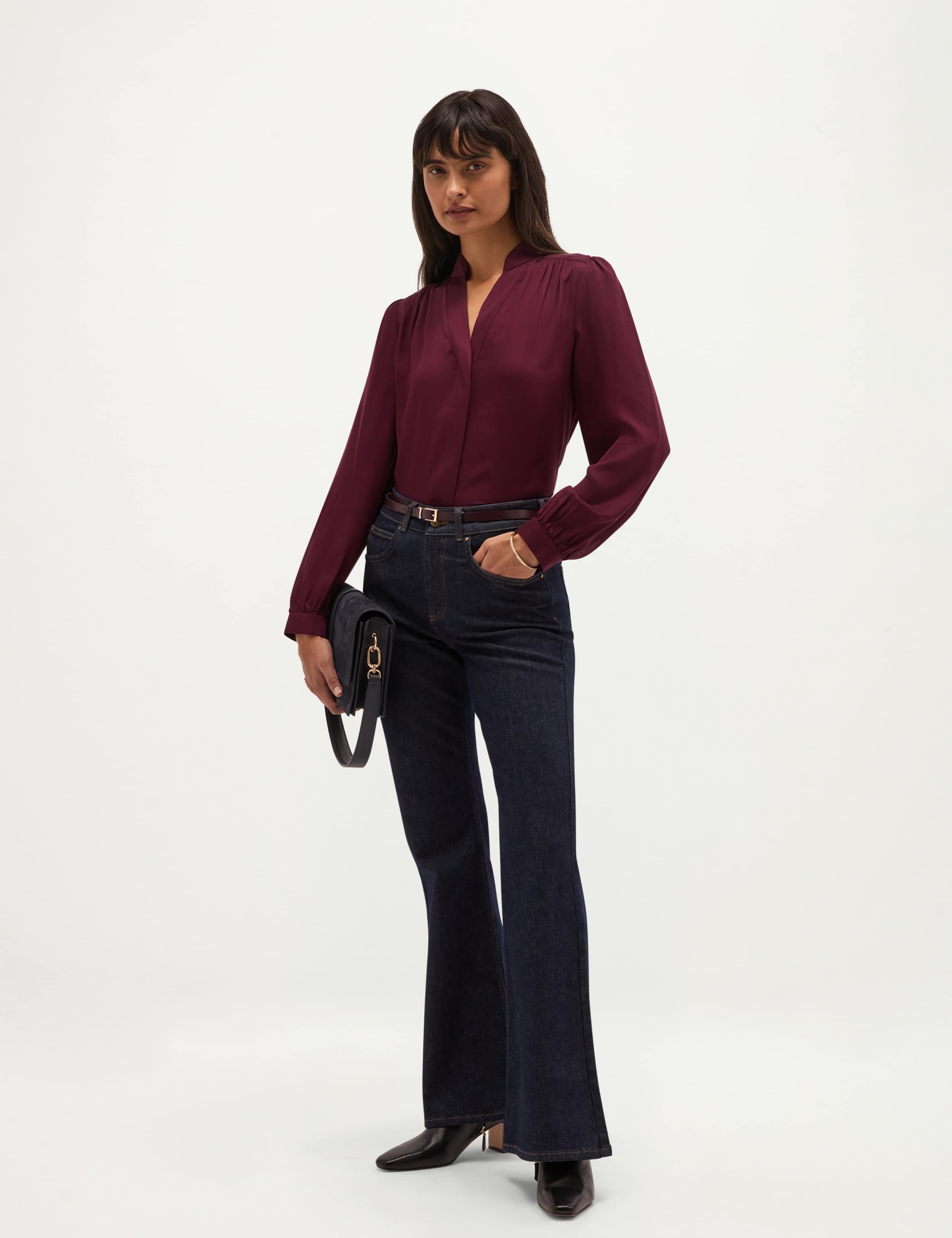 Pure Lyocell V-Neck Blouse 5 of 5