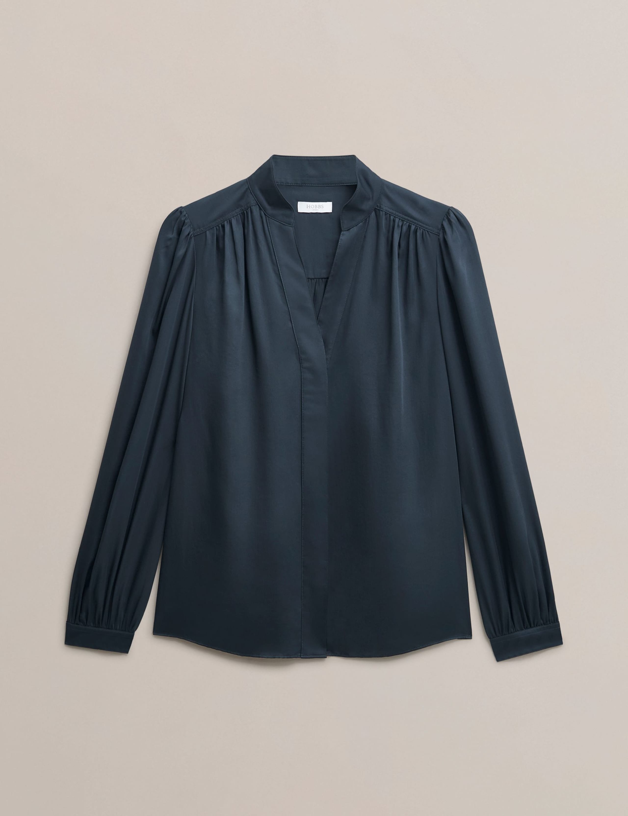 Pure Lyocell V-Neck Blouse 2 of 6