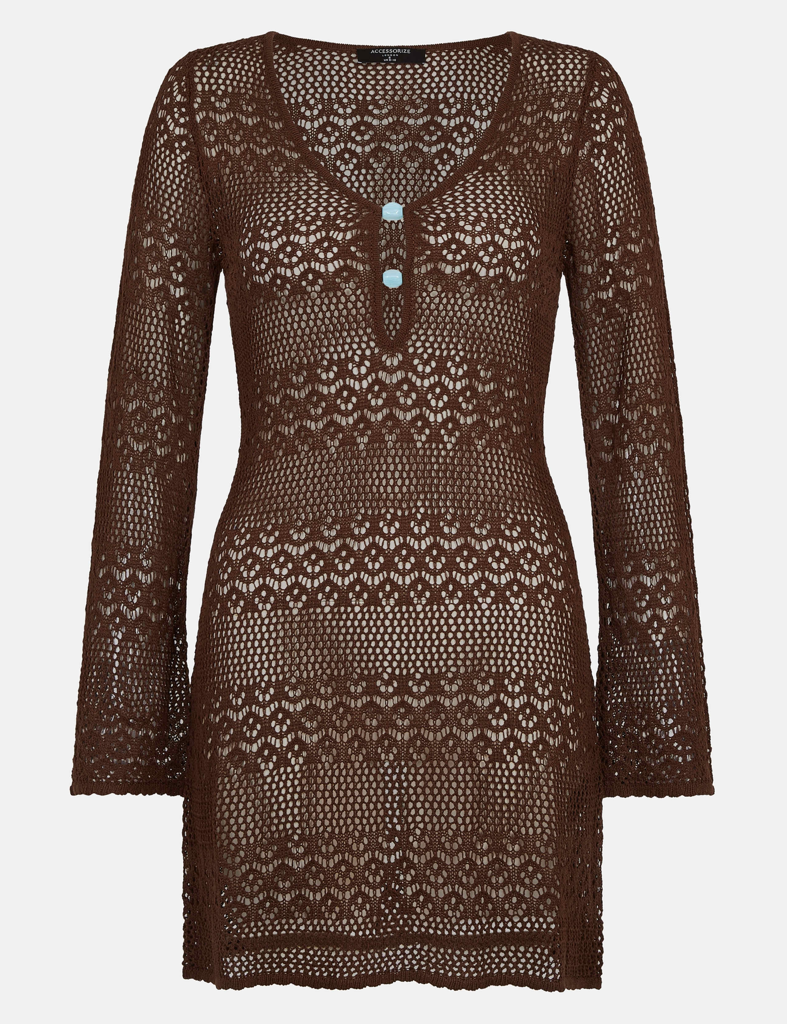 Pure Rayon Knitted Mini Beach Dress 5 of 5