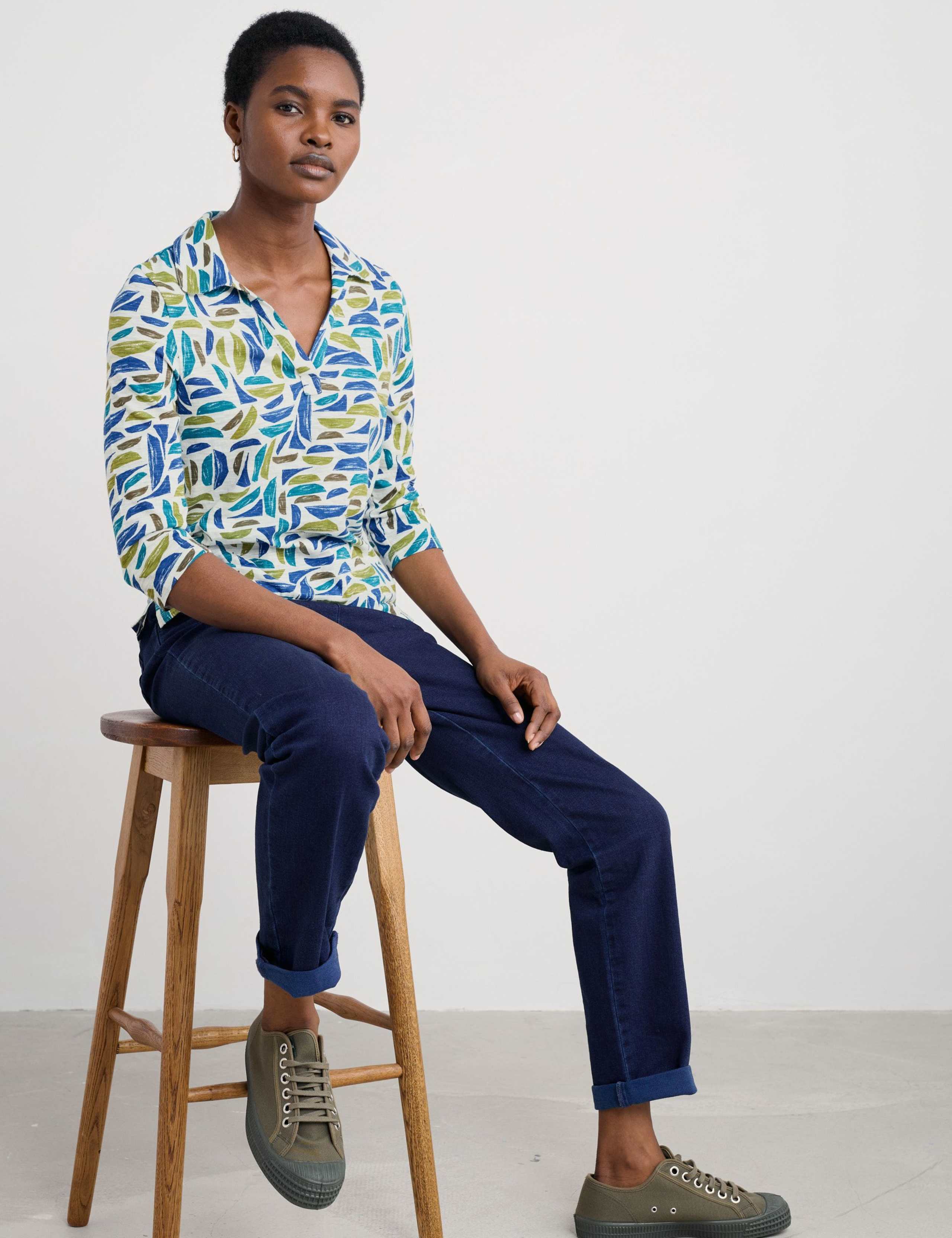 Pure Cotton Printed Collared Relaxed Shirt 3 of 5