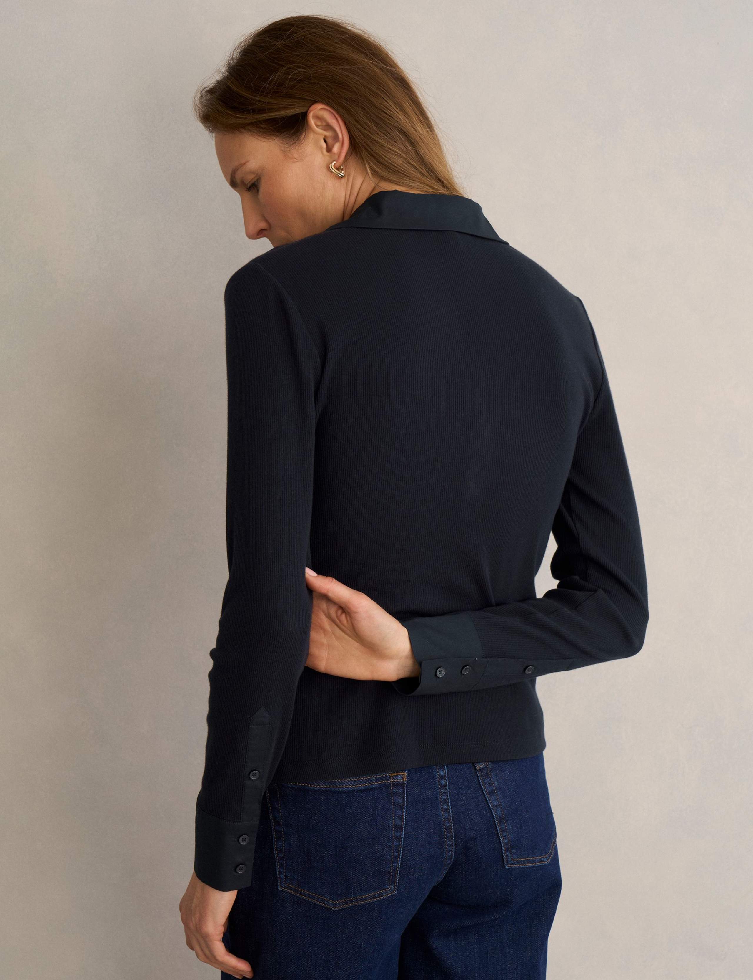 Cotton Rich Ribbed Shirt 3 of 5