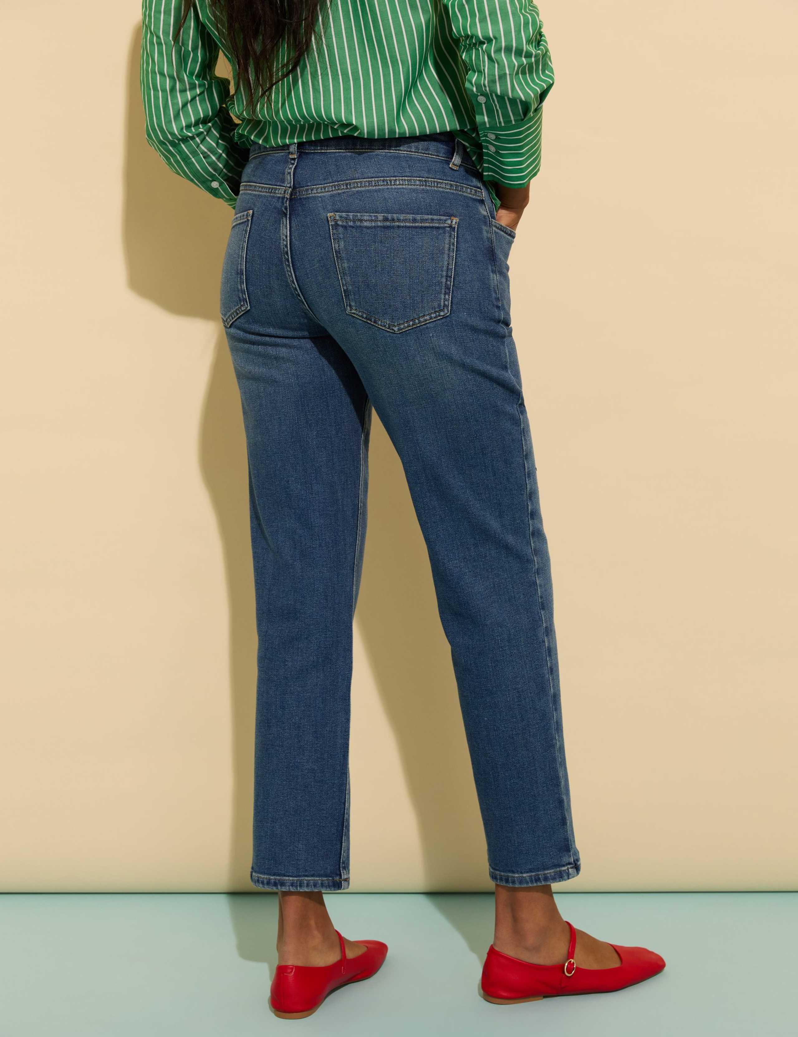 High Waisted Straight Leg Jeans 4 of 4