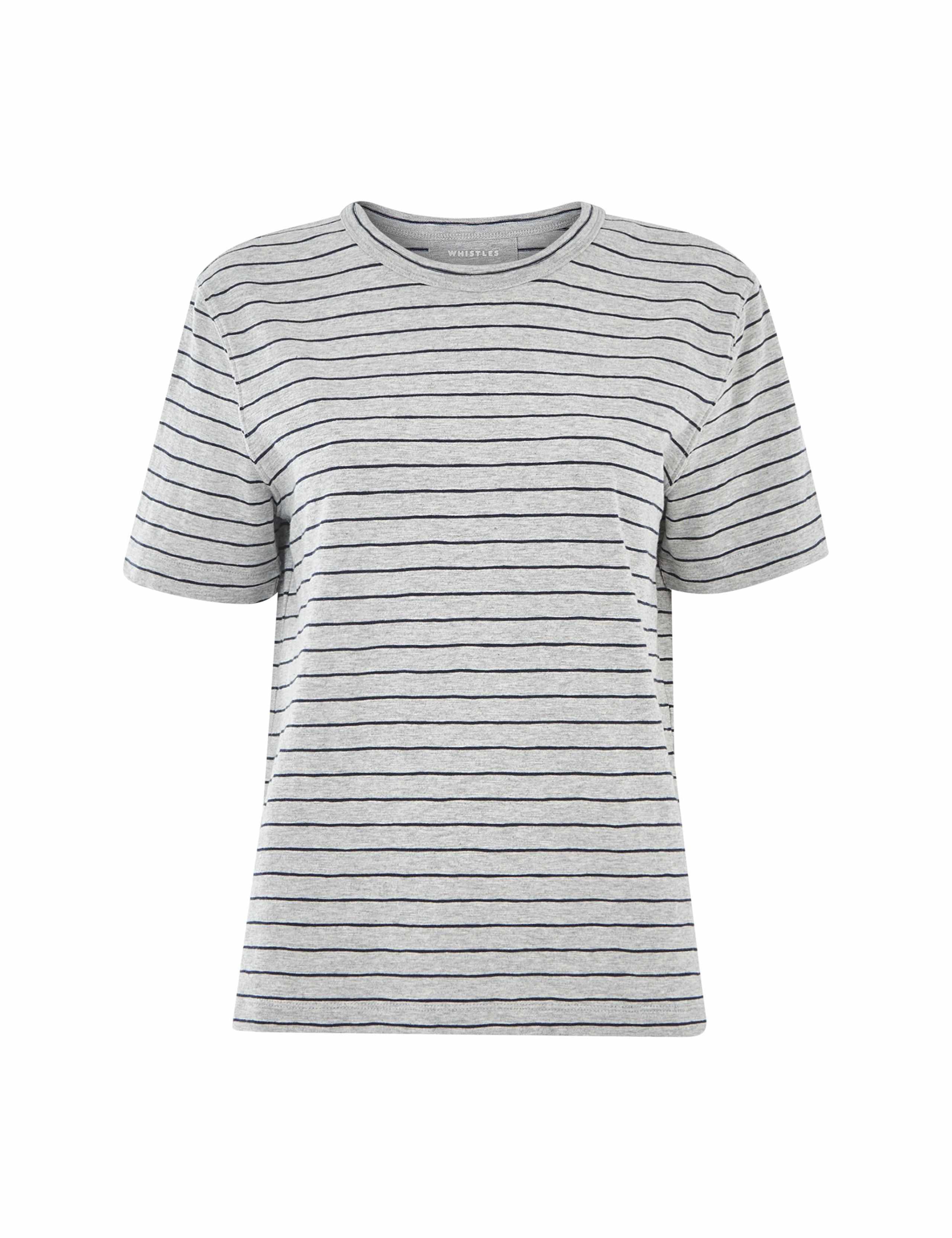 Pure Cotton Striped T-Shirt 2 of 4