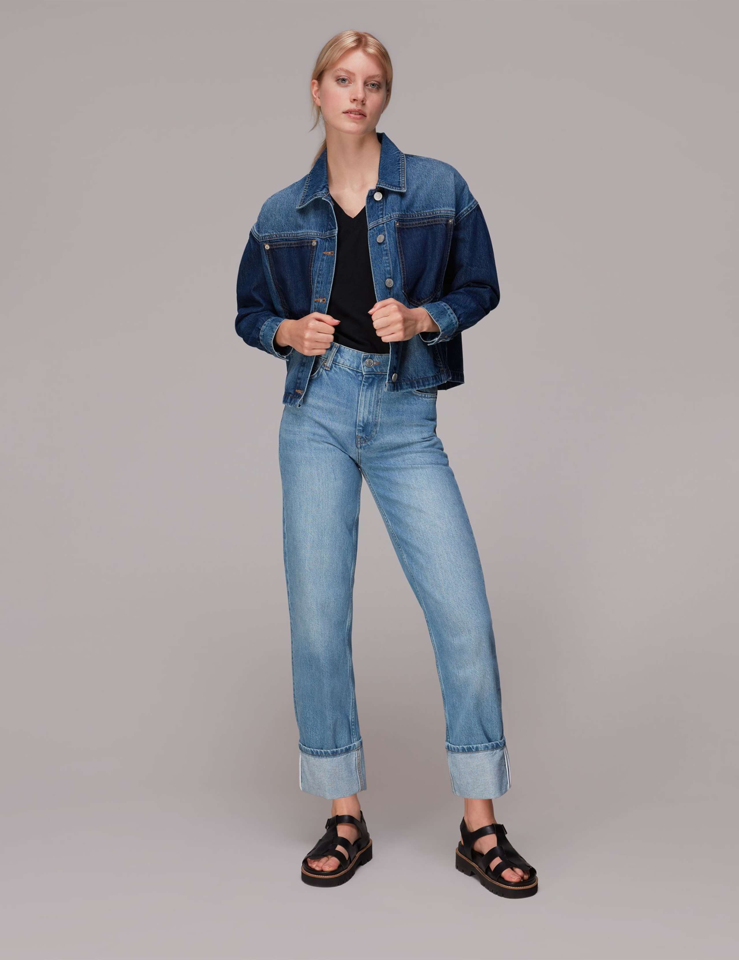 Willa Pure Cotton V-Neck T-Shirt 3 of 4