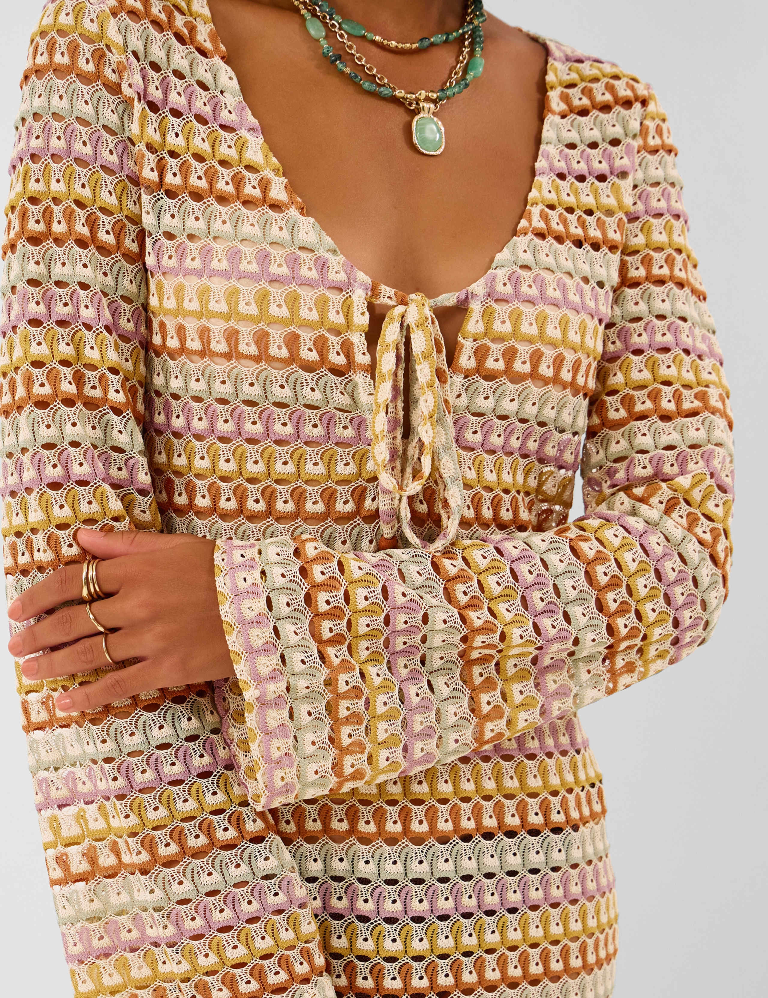 Woven Maxi Beach Dress 5 of 5