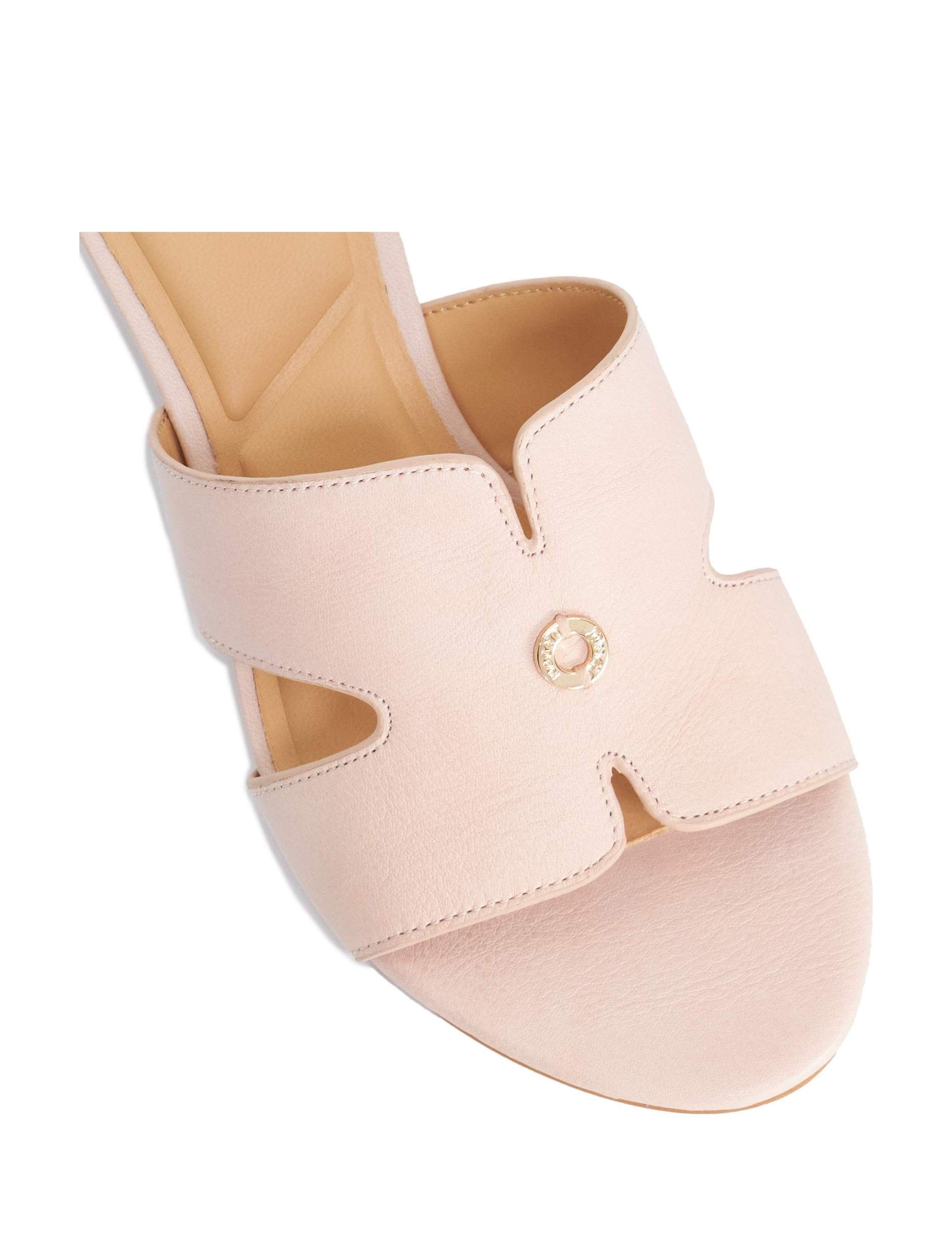 Wide Fit Leather Wedge Mules 5 of 5
