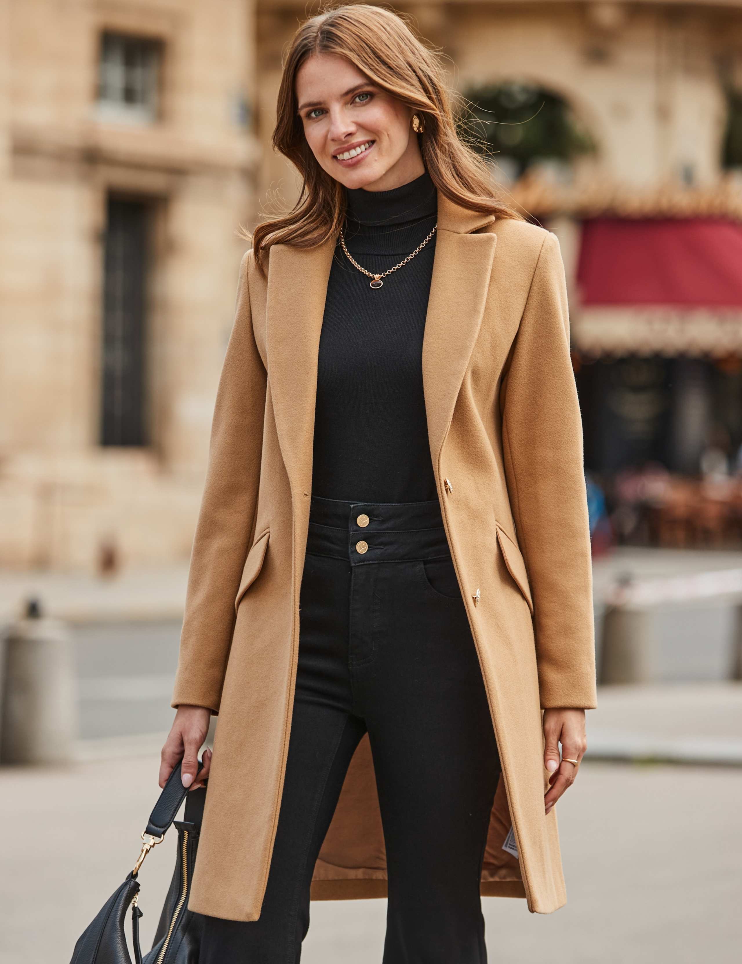 Single Breasted Collared Coat 2 of 8