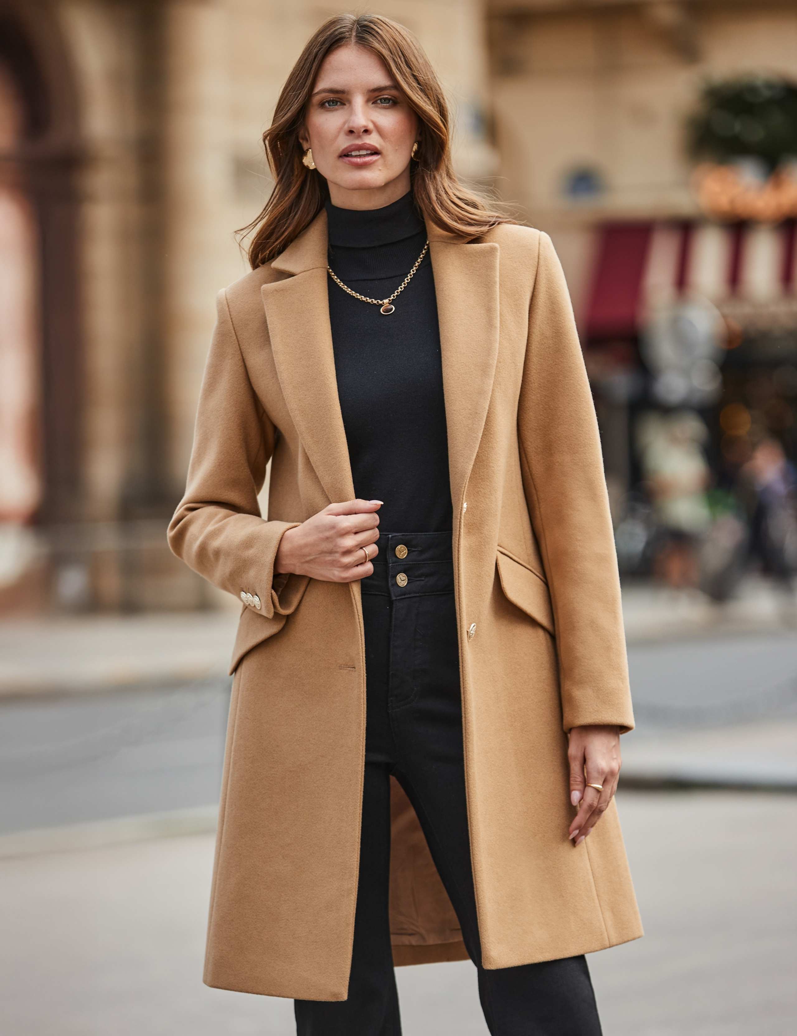 Single Breasted Collared Coat 7 of 8
