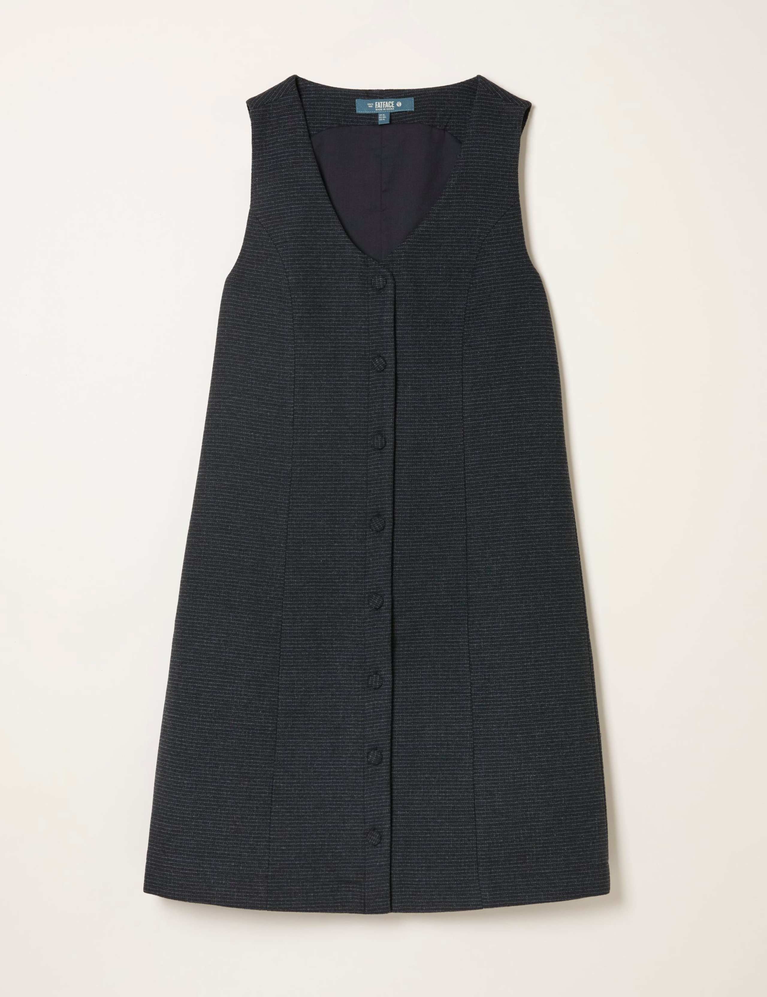 Tweed V-Neck Mini Shift Dress 2 of 5