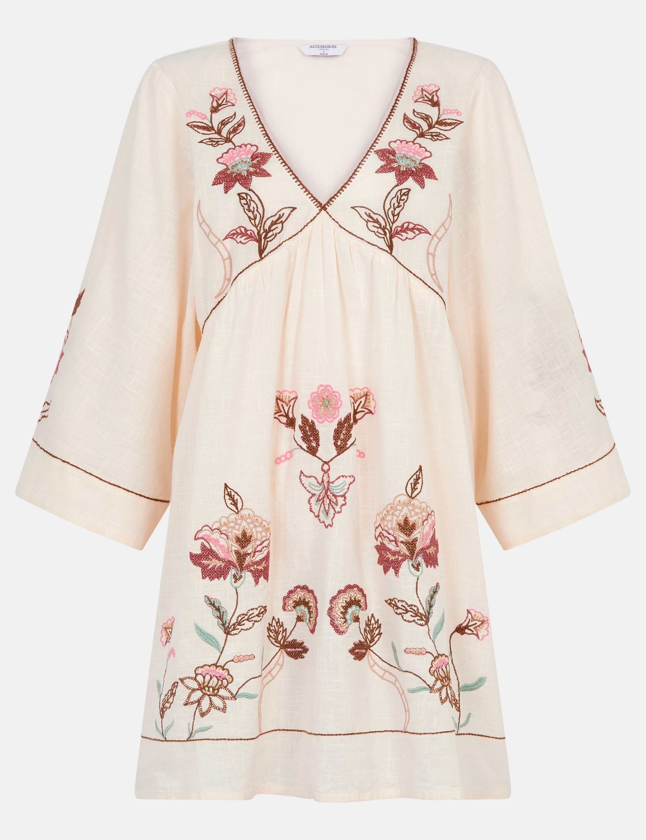 Pure Cotton Statement Embellished Kaftan 2 of 5
