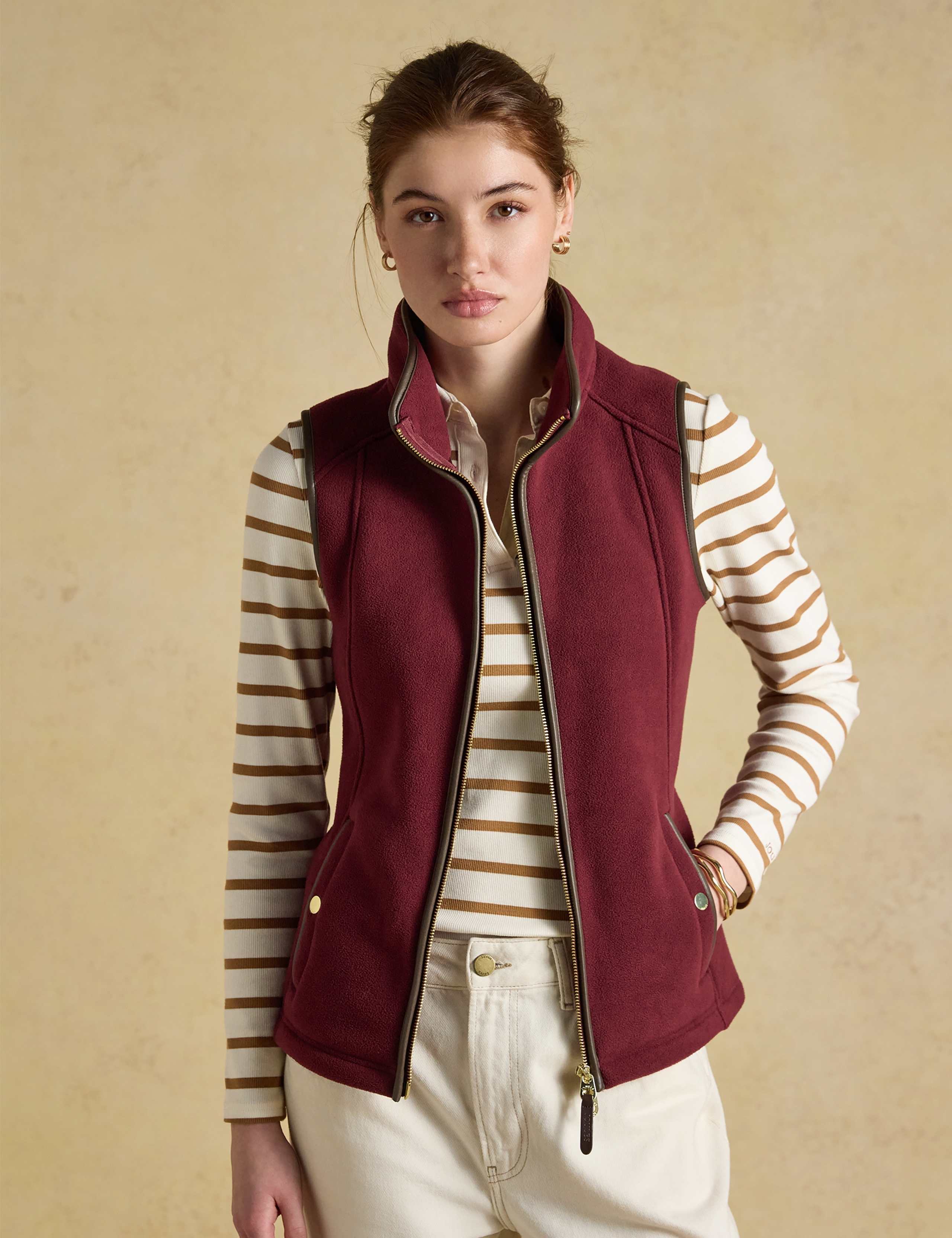 Fleece Funnel Neck Gilet 2 of 6