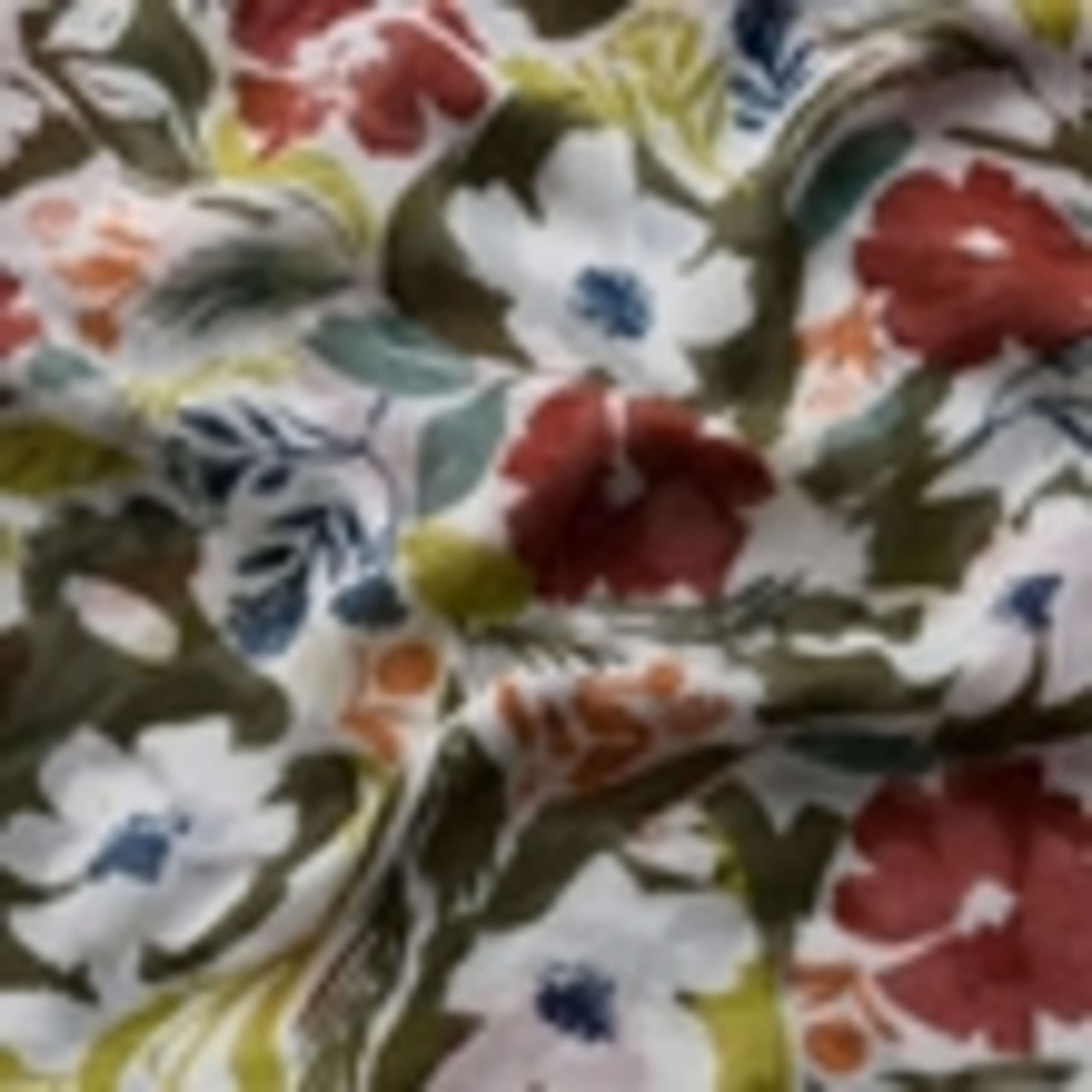 Modal Rich Floral Snood Scarf with Linen 3 of 3