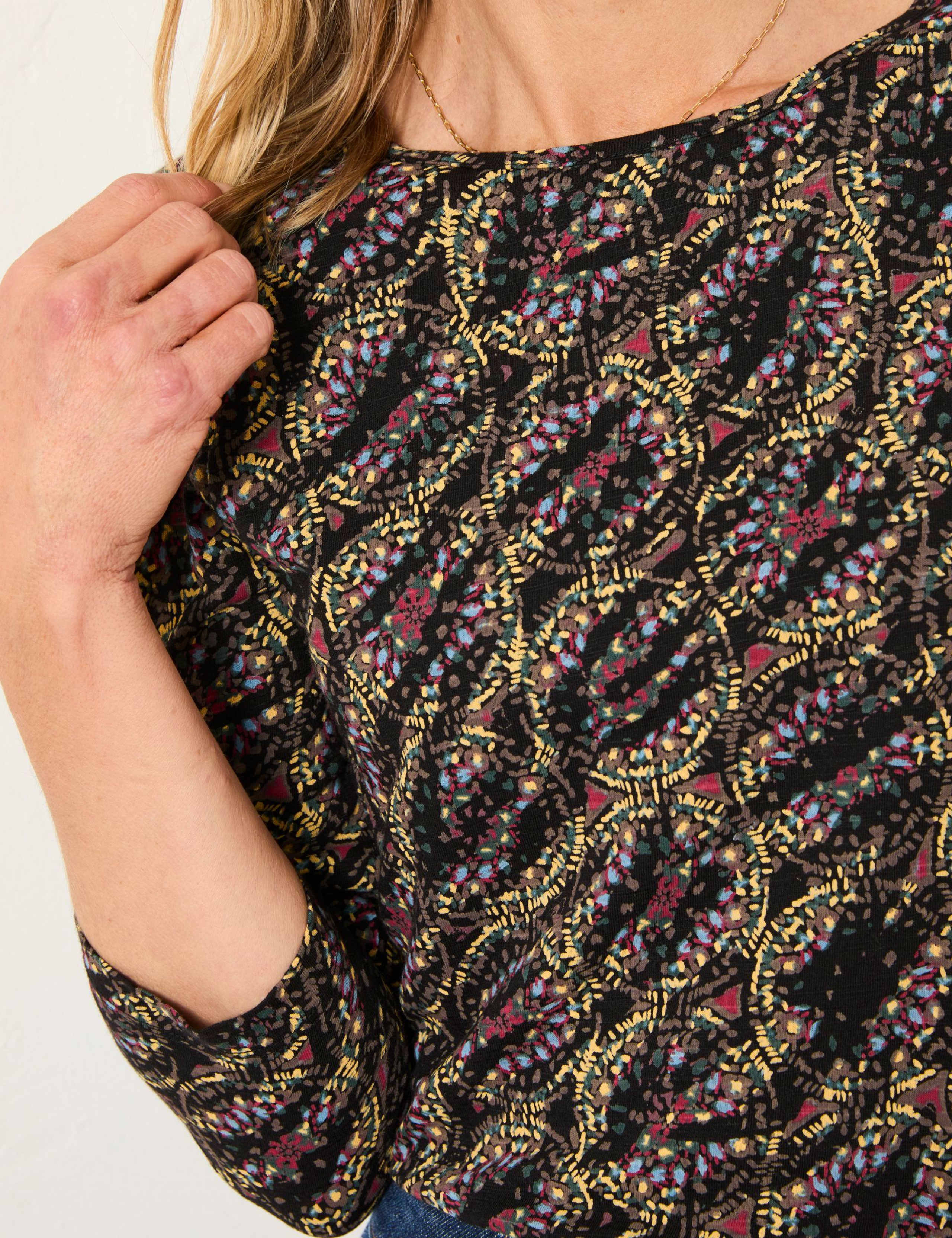 Cotton Rich Printed Blouse 4 of 5