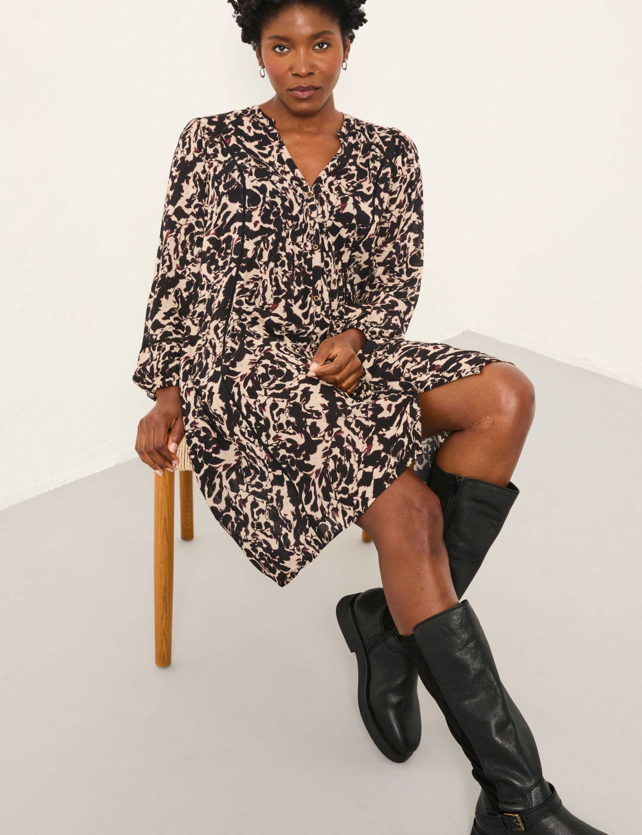 Animal Print Swing Dress 3 of 5
