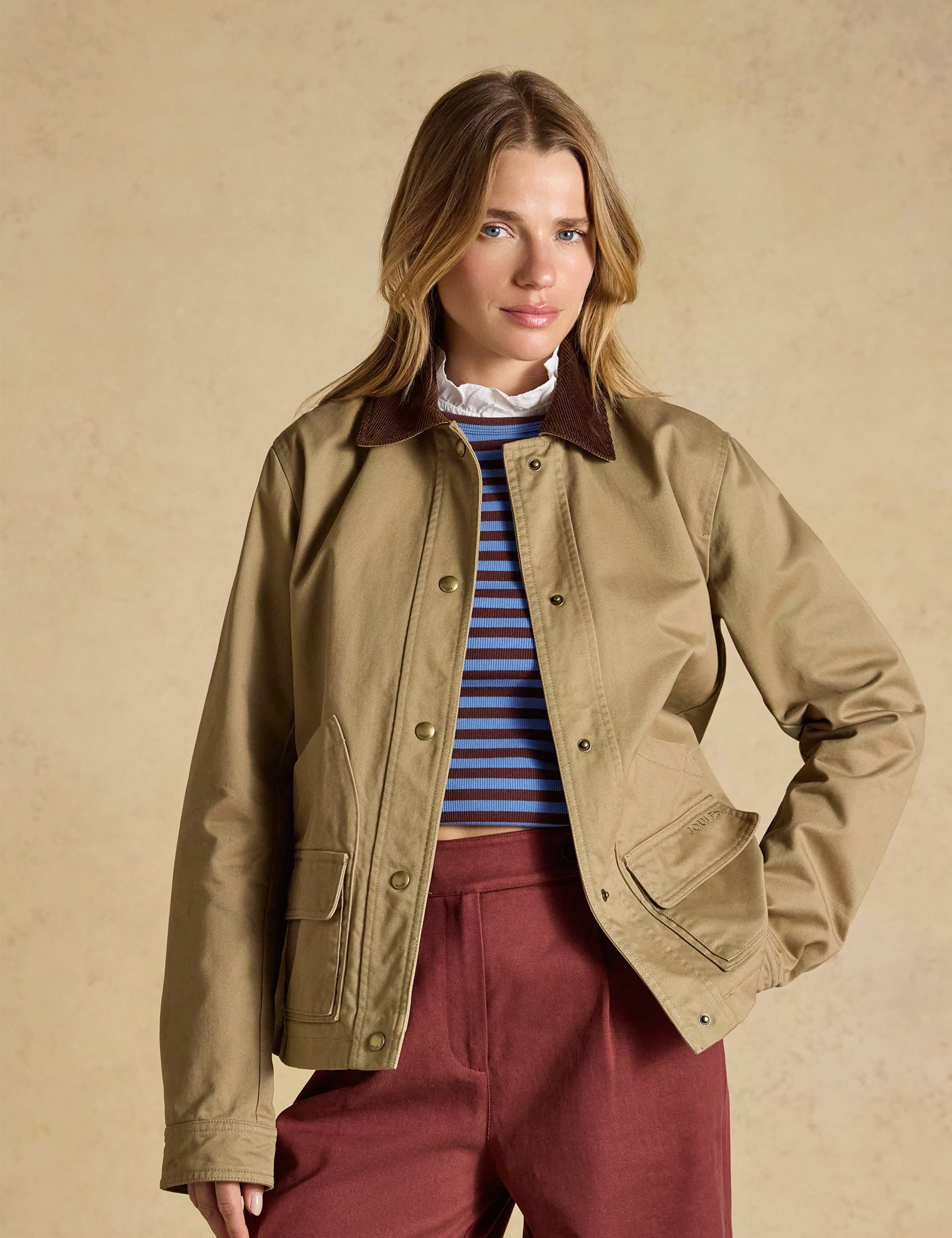 Pure Cotton Embroidered Utility Jacket 7 of 8