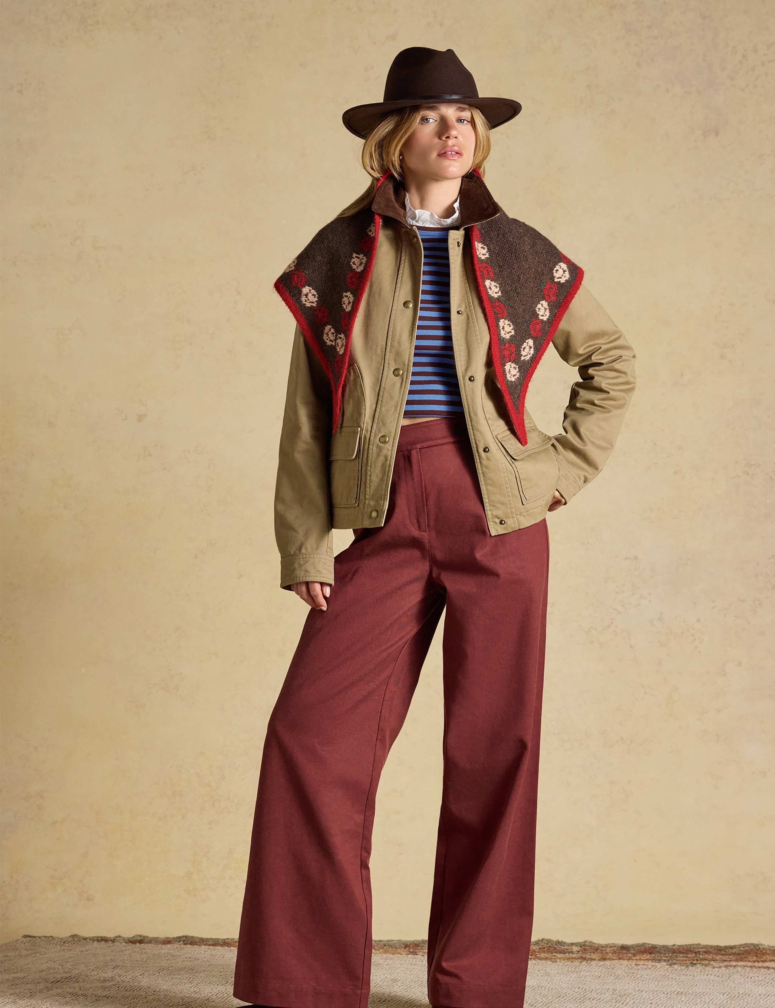 Pure Cotton Embroidered Utility Jacket 8 of 8