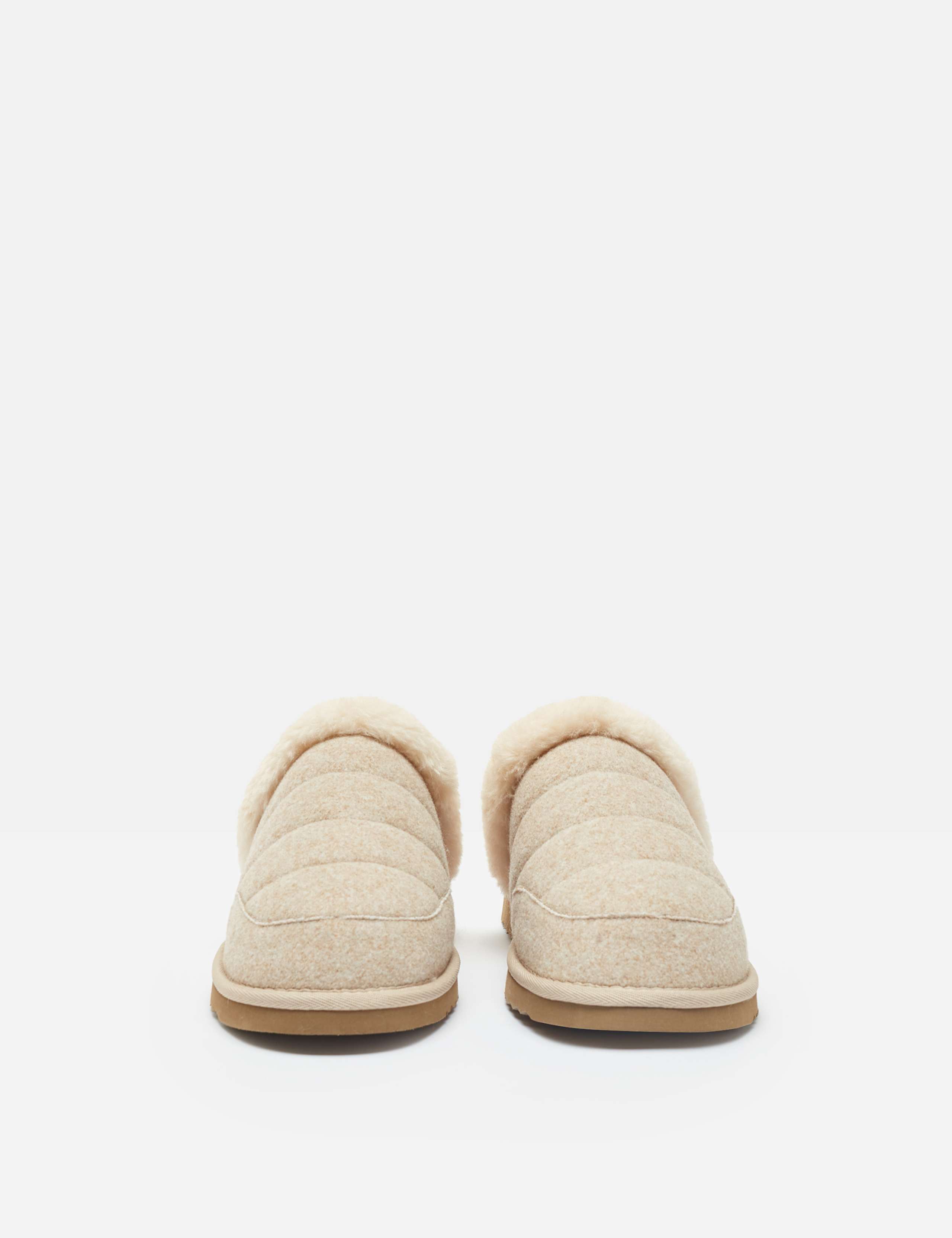 Faux Fur Lined Mule Slippers 2 of 6