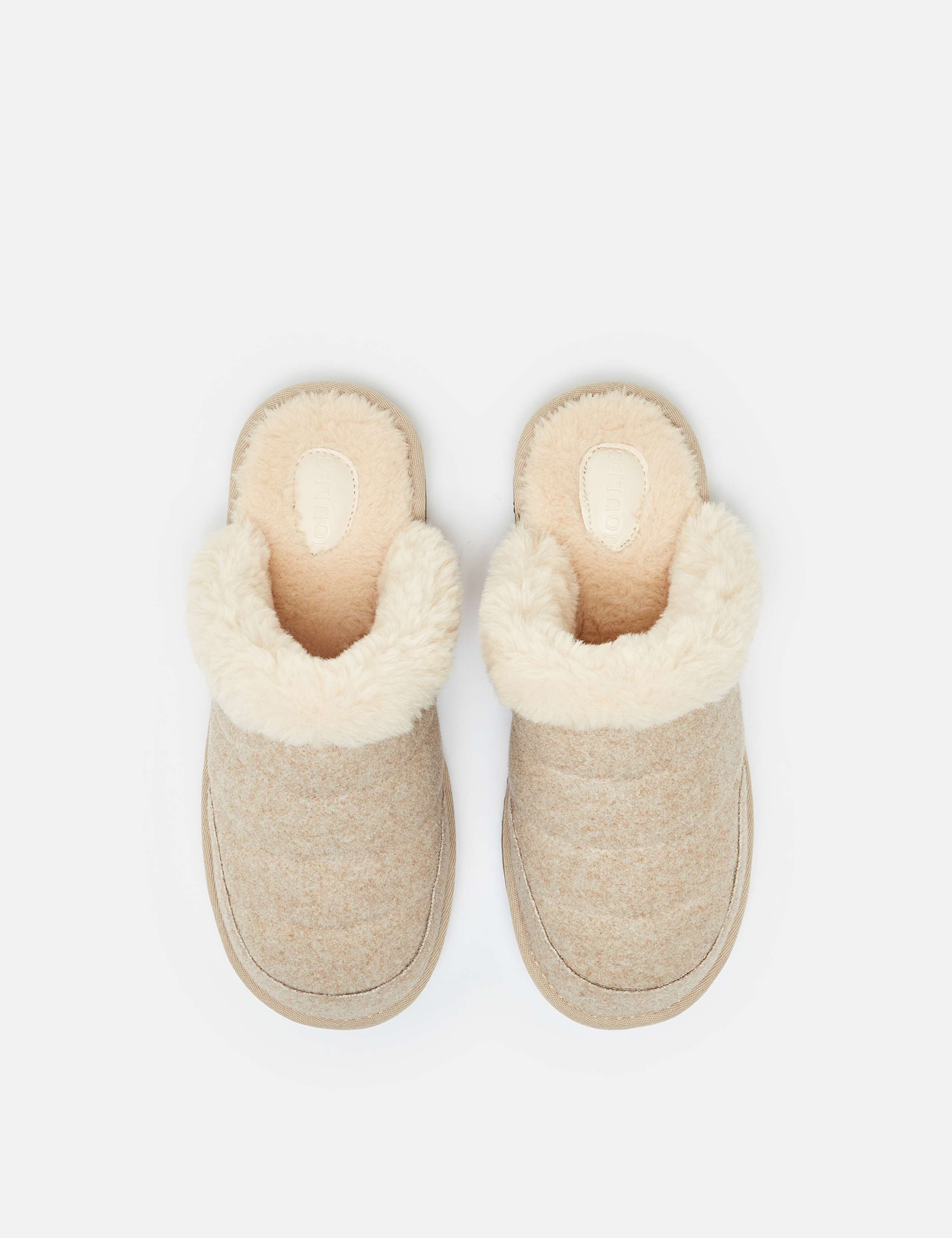 Faux Fur Lined Mule Slippers 3 of 6