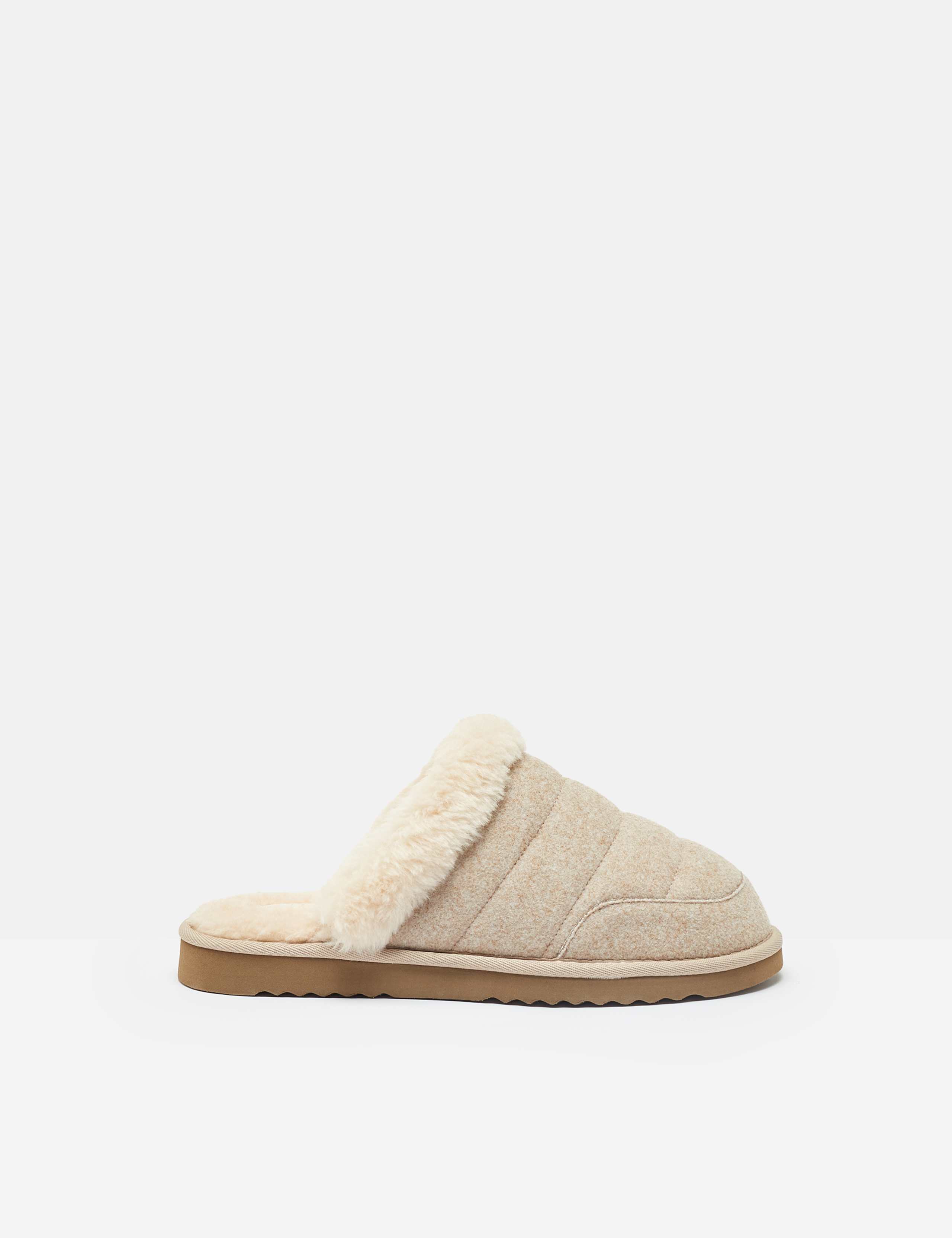 Faux Fur Lined Mule Slippers 4 of 6