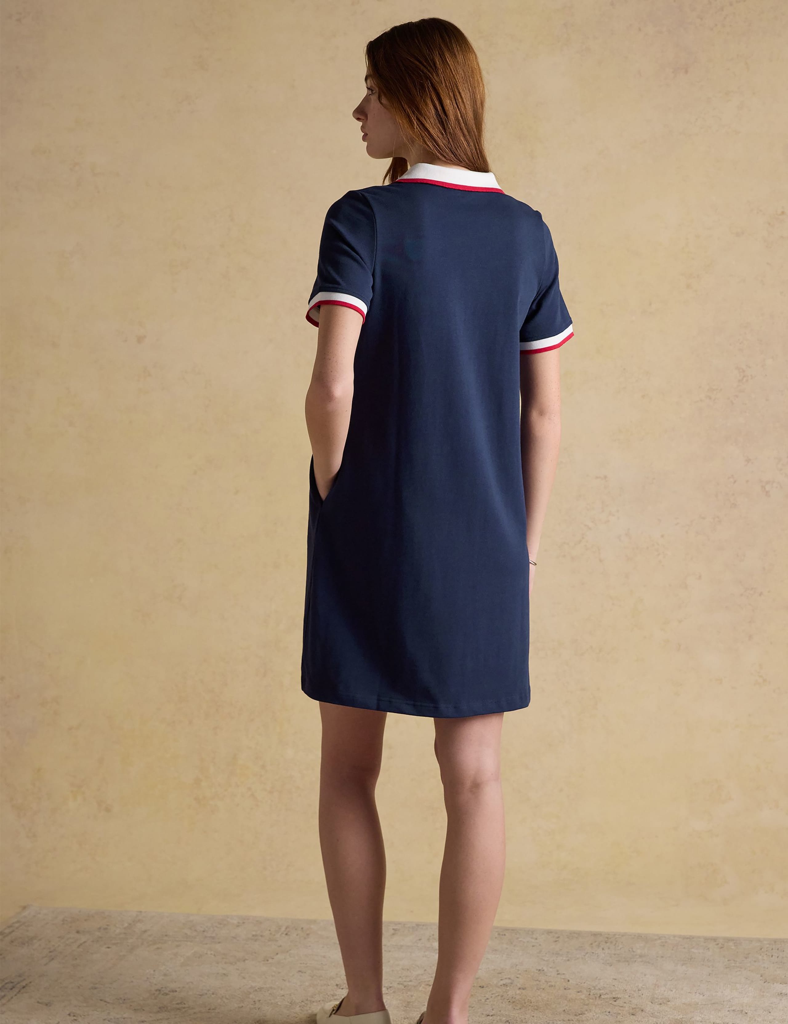 Pure Cotton Collared Mini T-Shirt Dress 3 of 7