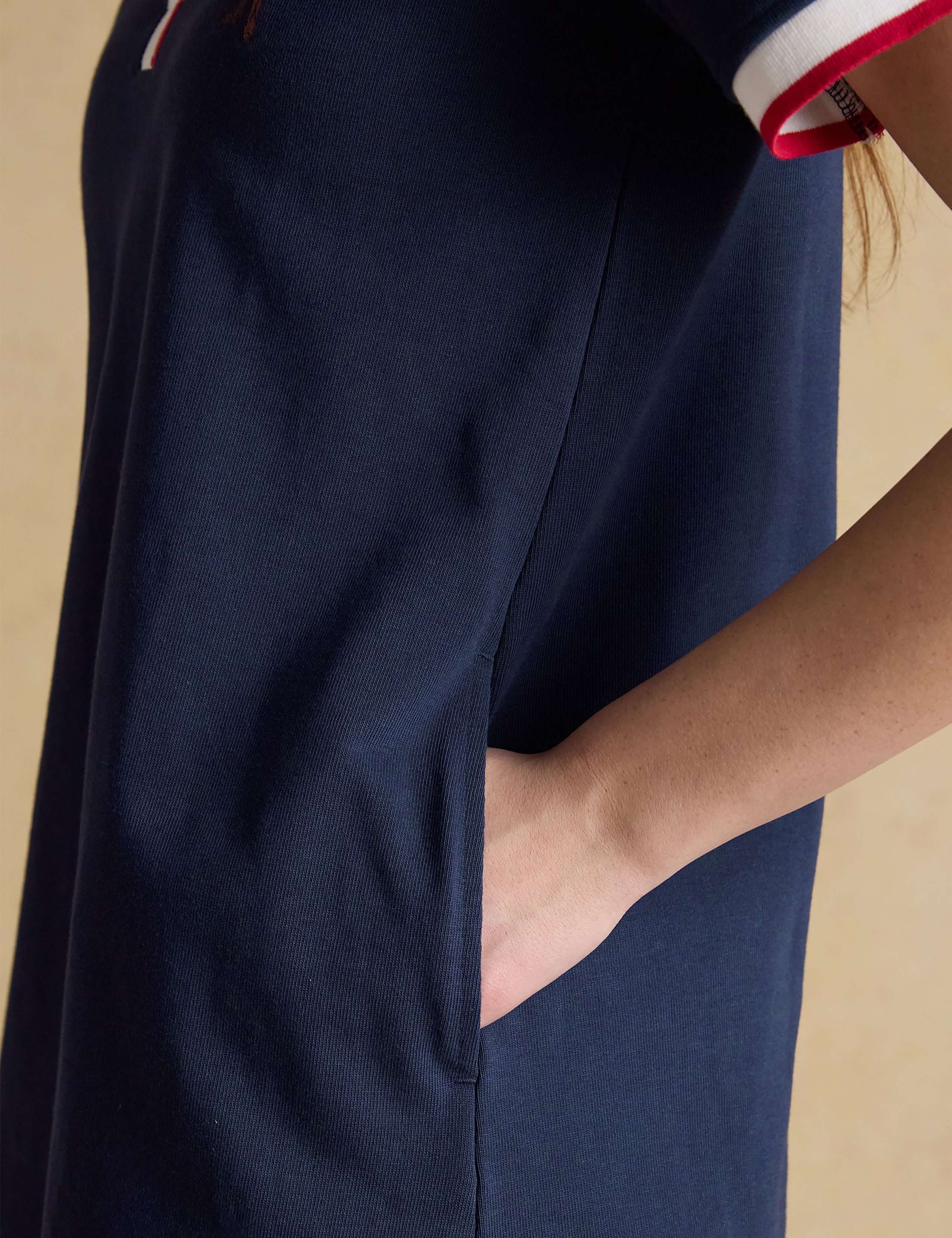 Pure Cotton Collared Mini T-Shirt Dress 7 of 7