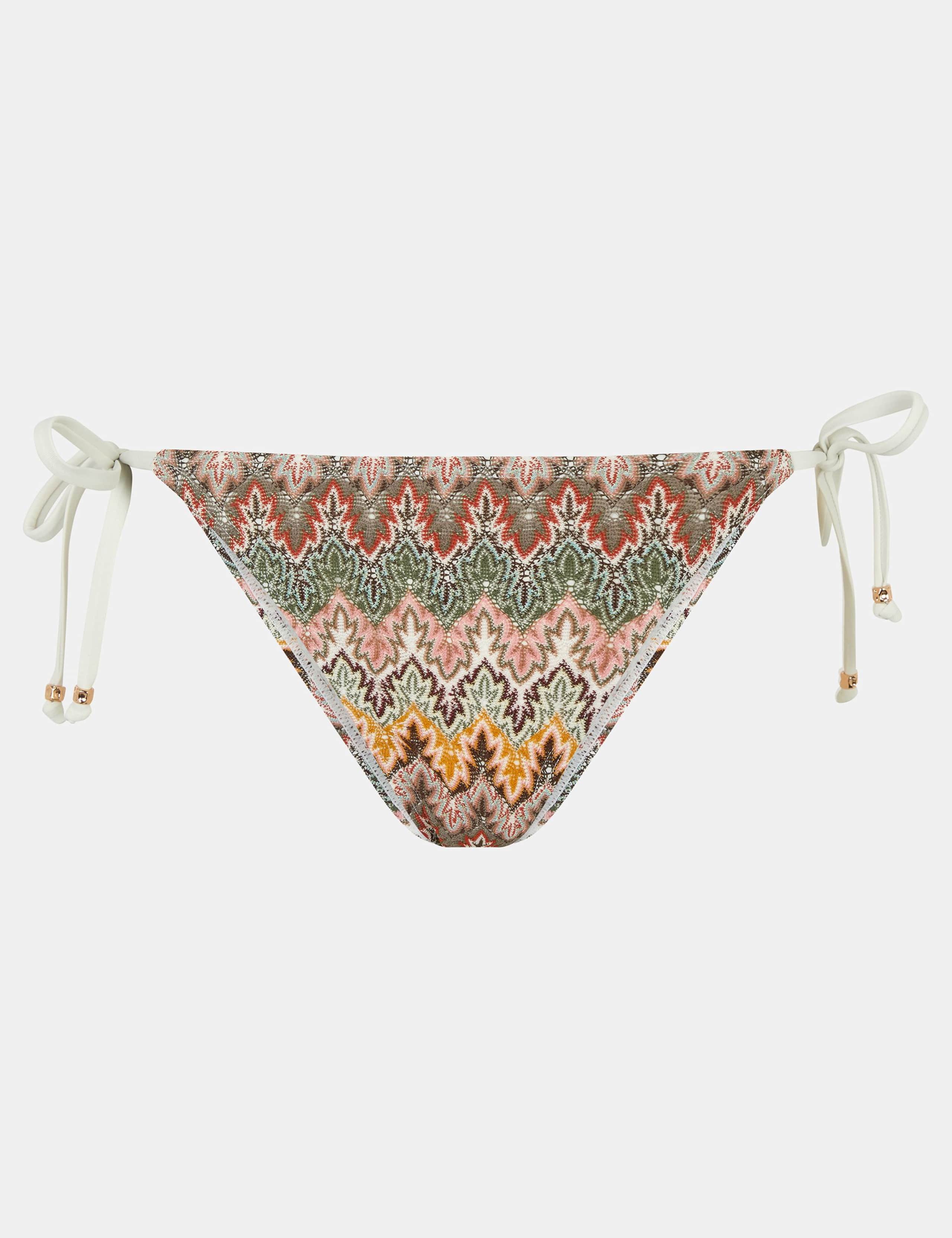 Tie Side High Leg Bikini Bottoms 2 of 4
