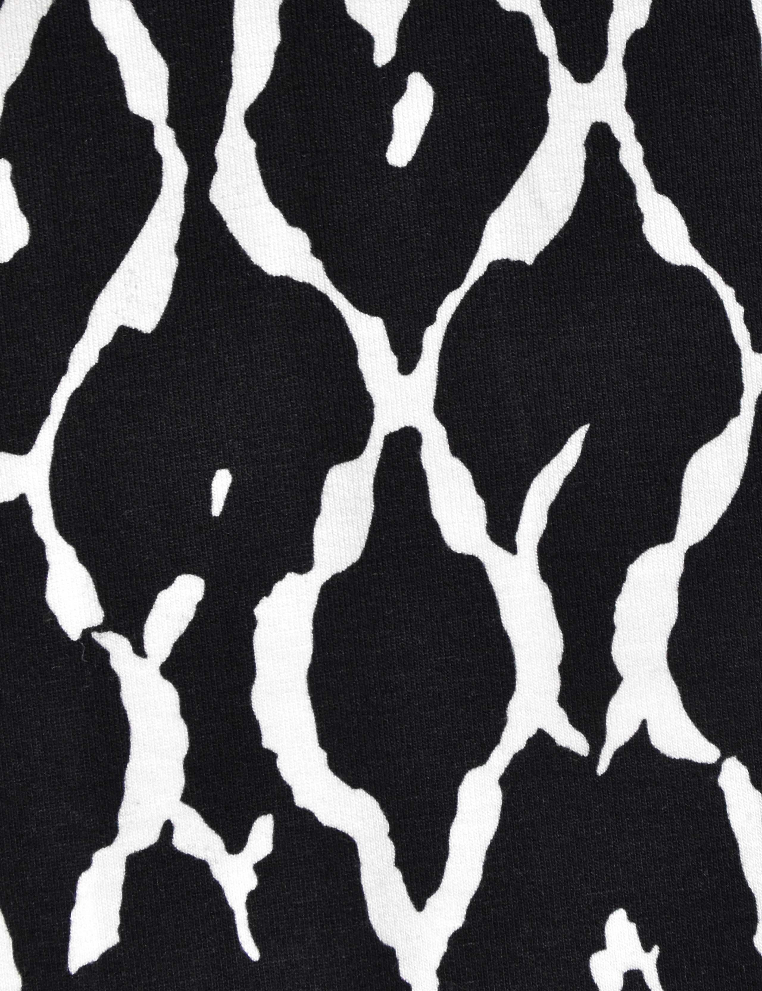 Jersey Ikat Print Notch Neck Top 8 of 8