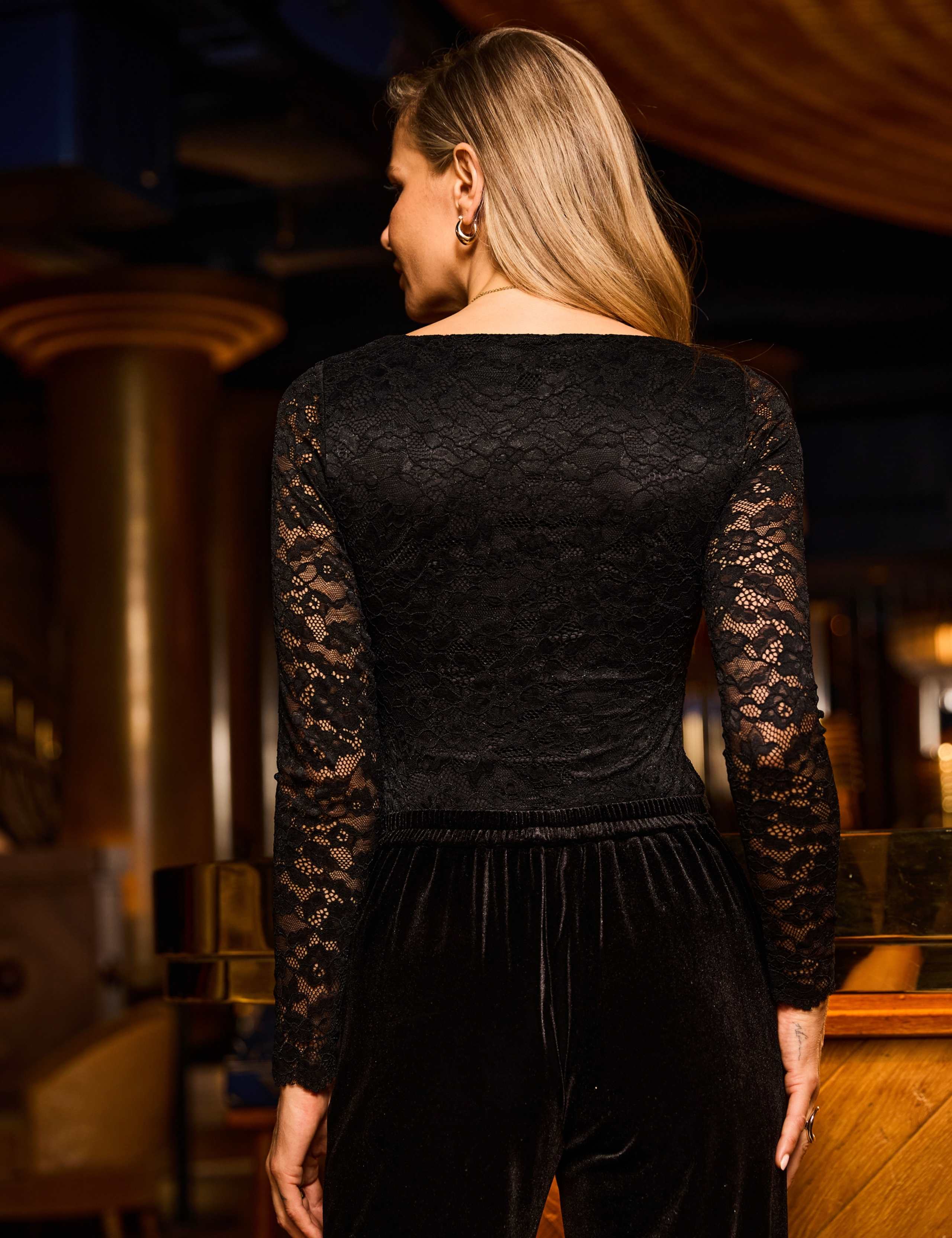 Lace V-Neck Top 2 of 6
